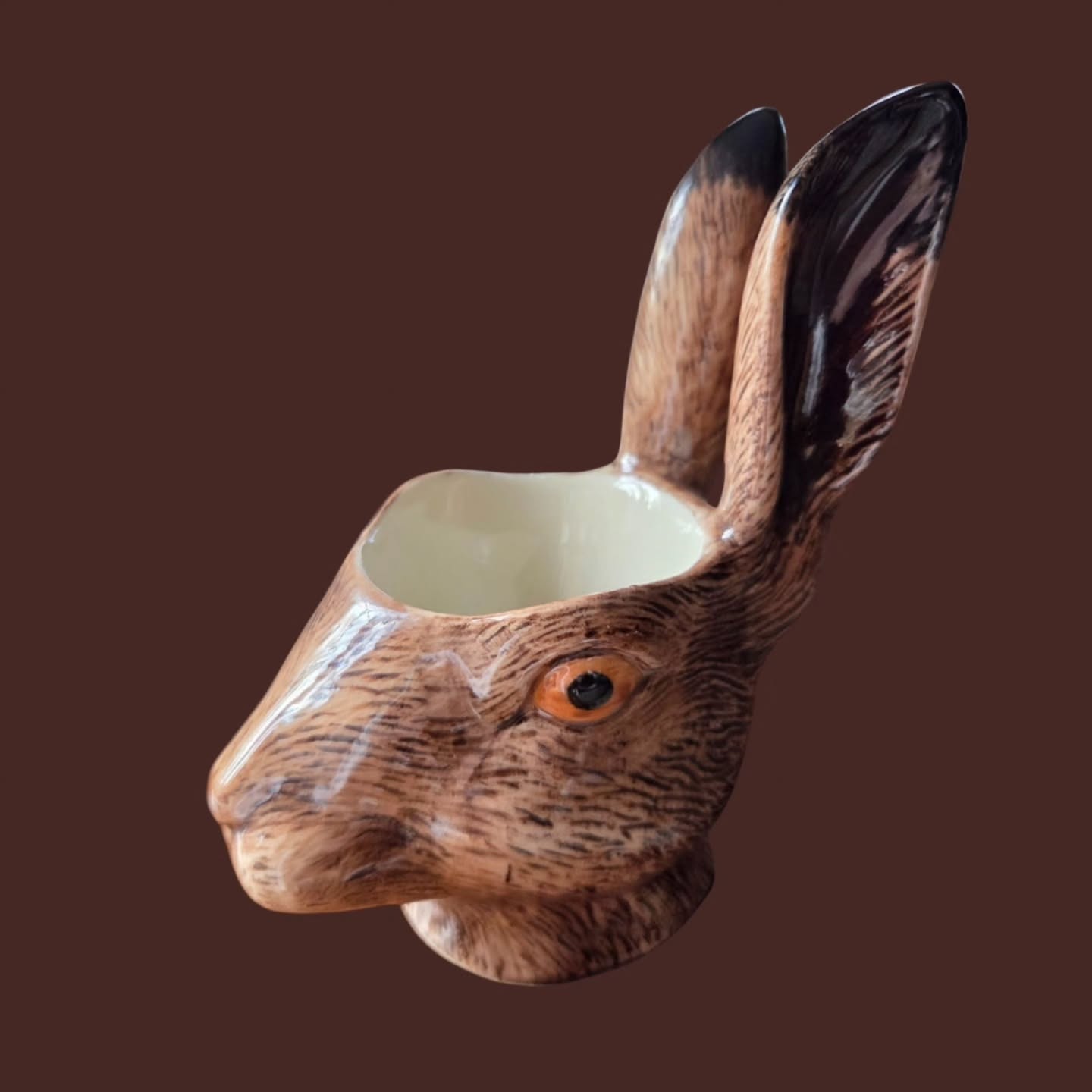 Vintage Hare Head Mini Vase / Posy Pot – Country Cottage Style Wildlife Décor #stufftoyouandme #objetdart
