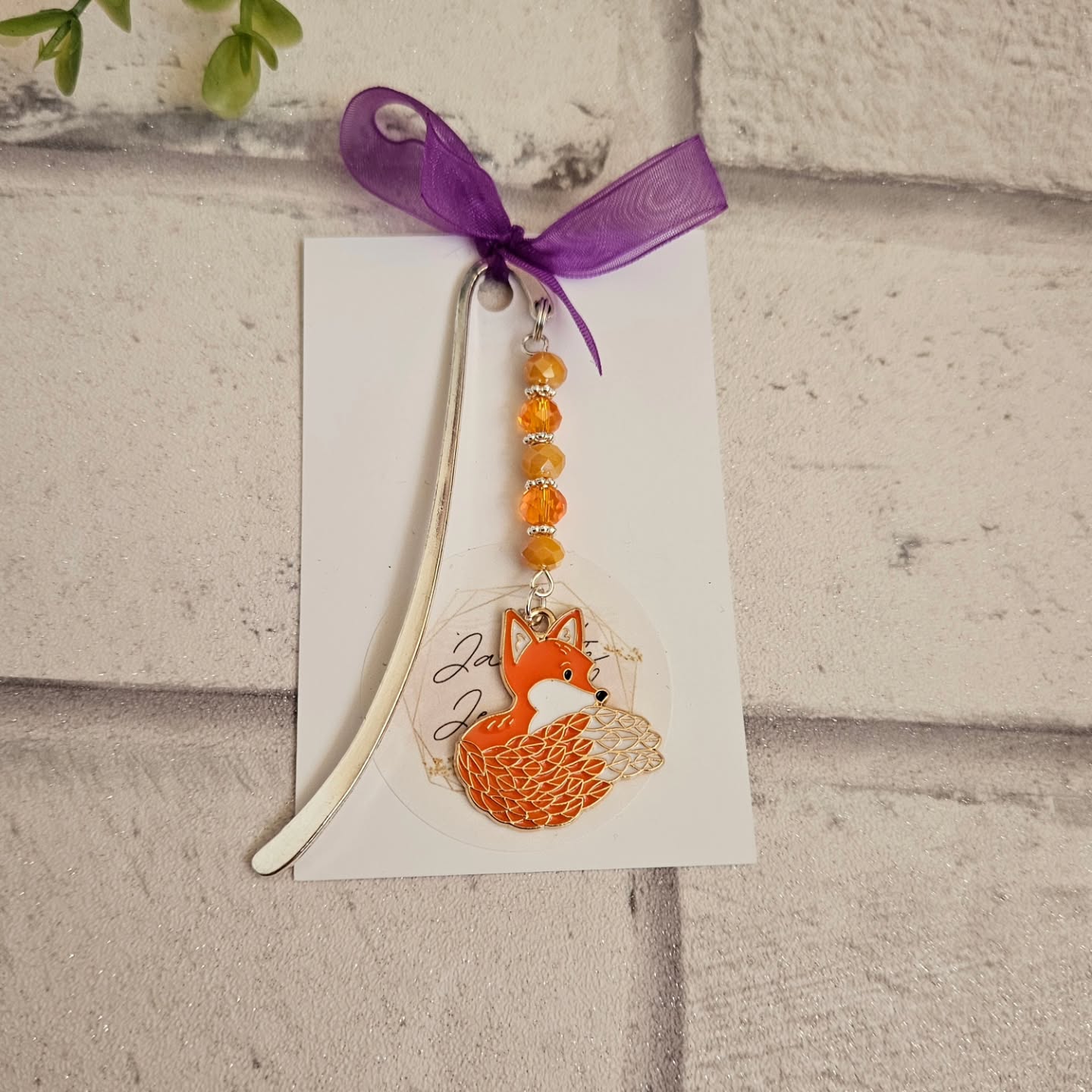 A couple of recent custom orders for keepsake bookmarks 🧡💙