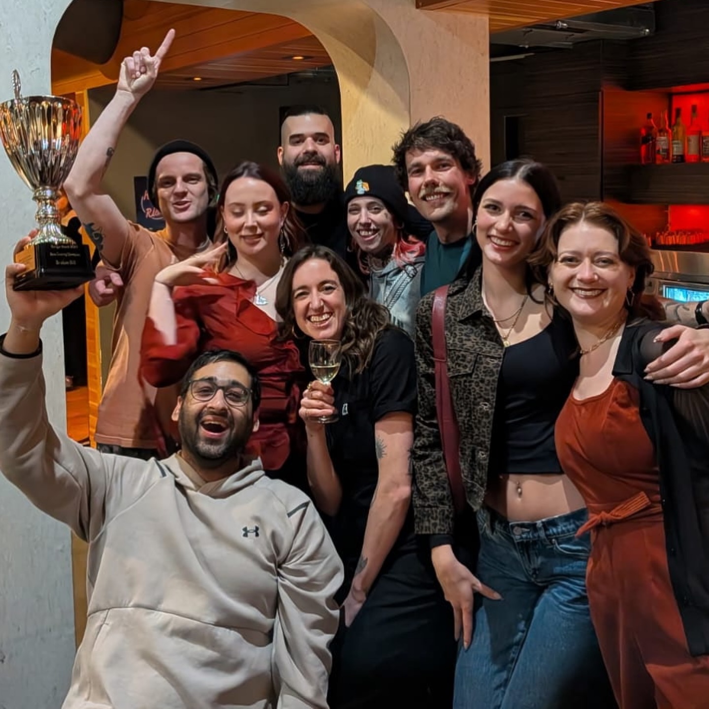 We won BEST TASTING!!!! We are incredibly humbled and grateful to have earned your votes!
Thank you to everyone who graced us with your presence in our room and who took the time to vote! There was a lot of work to do this year with 48 burgers. We appreciate each and every one of you who came out in the doom and gloom of November!
Thank you from the bottom of our hearts to each and every restaurant and staff member who took part in Burger Month! If any of us put on a burger special for the month, it wouldn’t amount to anything. When we all work together, it builds a momentum that does so much for so many!
Congratulations to Chef Jordan on his fantastic creation and three straight wins for Best Tasting. Your skills are some of the best in BC and beyond, it shows through our entire menu! Thank you to the entire BOH crew for executing the burger in spectacular fashion. Thousands of burgers cranked out over the month, and special attention paid to each and every one, is one of our greatest strengths.
FOH, you beautiful bastards! What can we say? It’s sensational how you can thrive in the crushing times when we have a packed room and 30–40 on a waiting list, night in and night out. You are a team that works together in an amazing fashion and offers up the best of what guests can hope for in a dining experience. It’s not just service; it’s hospitality and that’s you!
We really are the luckiest pair around to work for you! Thank you all so very much ❤️
Owners
Brad & Chad
PS. Can’t forget Fe, Janette and all the reviewers plus of course the Nelson Star we adore you all! Burger Month wouldn’t be the same without ya’s🤘