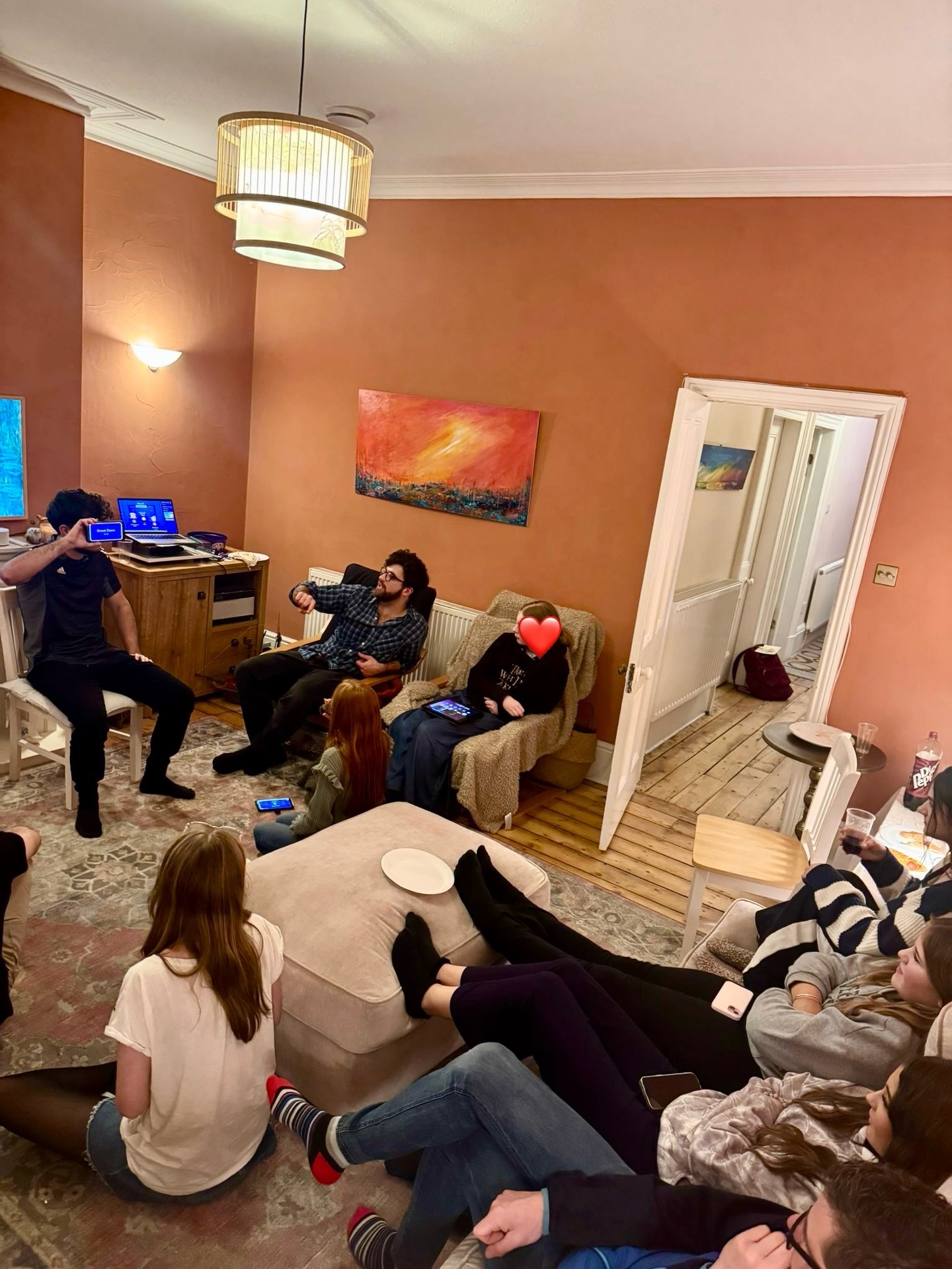 Our Youth social event on Friday was so fun 🍕🥤