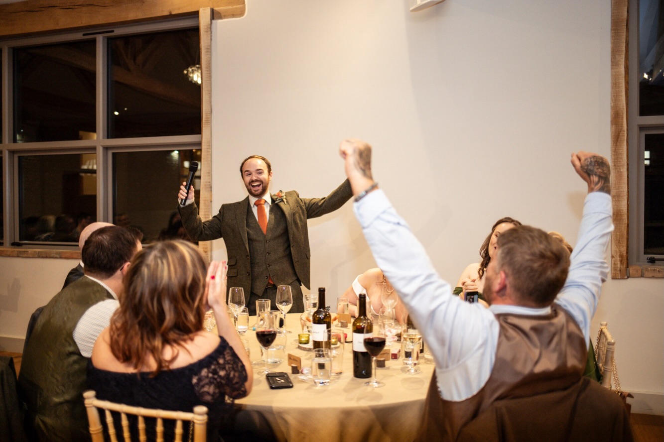Alex & Lizzy surprised everyone during Alex’s speech to announce the gender of their baby! 😍
Photographer: @cocos_camera
Confetti: @flutterdarlings
Dress: @aimemoiencorebridal
Suit: @chaddsmenswear
Hair: @flamingoamyhair
Make up: @kerriemoraleemua__
Venue: @worsteadweddings
Venue styling: @epic.events.norfolk
@banquetinghire_official
Bar: @eastcoastbars
Catering: @florentinacatering
Cake: @norwichsweetcakes_
#adventweddingchallenge #adventweddingchallenge2025 #babygendereveal