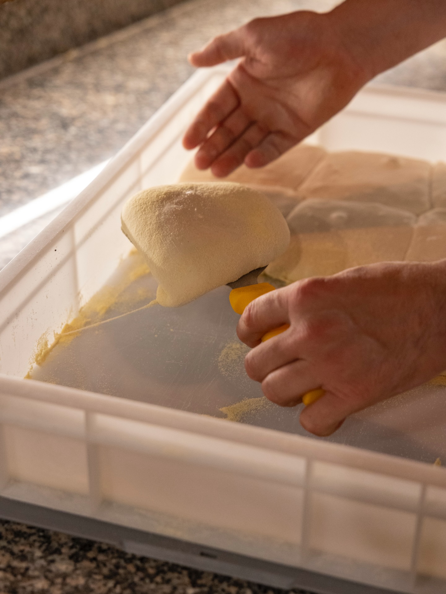 Pripremamo nešto novo, ali ono što ste posljednjih tjedan, dva mogli primjetiti i osjetiti je naše novo tijesto koje je rezultat 72 sata strpljenja i vrhunskih sastojaka. Povećali smo hidrataciju u tijestu i time dobili lagano, prozračno tijesto koje ne sjeda teško na vaš želudac… Posebnost daje i samo brašno koje koristimo i time dobivamo hrskavu, staklastu koricu izvana, a mekanu i sočnu sredinu pizze…
Za ostale novosti, pratite nas jer svašta nešto pripremamo u 2026. godini! 🙂
#pizzare #tijesto #hidratacija