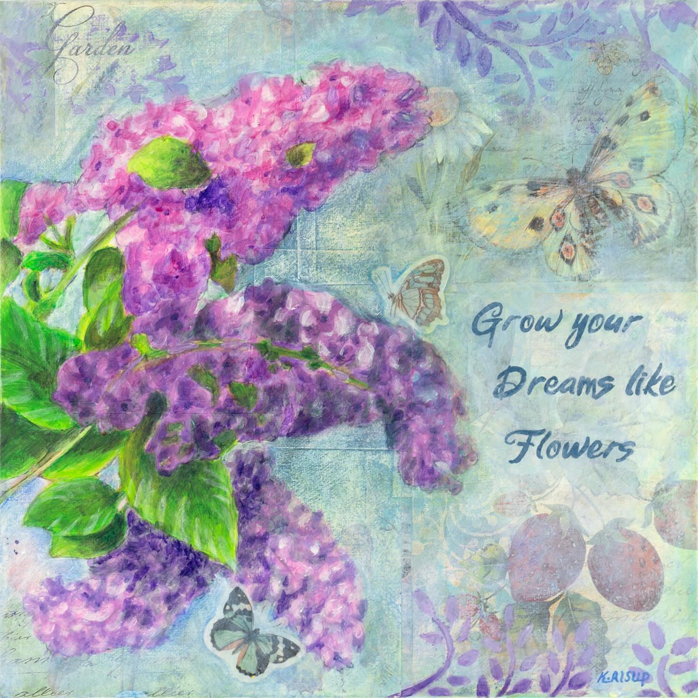 This is the second collage in my purple flower series - Lilac bushes are very abundant in my area. Prints are available through my website. Link in bio.
#collage #mixedmediaart #originalart