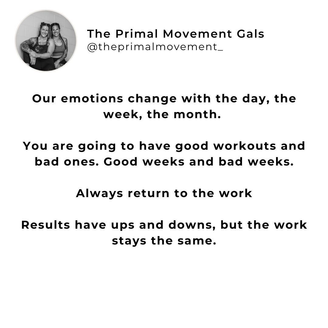 If we followed our emotions, we would never get anything done.
Just like the ups and downs in your day, your workouts will be the same.
Sometimes you'll be tired, sometimes your body will hurt.
Maybe your machine is being used or you wake up with the sniffles.
The good, the bad and everything in between all contribute to the bigger picture.
The work should not change or rather your dedication to the work should not change.
Each day we wake up with an opportunity to give our best to the day.
Even if we let emotions guide us, we might not accomplish much. Just as your day fluctuates, so will your workouts. At times, fatigue sets in, or your body aches. Perhaps the equipment is occupied, or you wake up with a cold. The highs, lows, and all the in-betweens play a role in the bigger picture. Your commitment to the work should remain constant. Every day is a chance to give your all.
"Stay steady, stay committed. Every day is a fresh start. 💪🔥
#Dedication #FitnessJourney #StayMotivated #Consistency #DailyGrind #FitnessMotivation #StayFocused #WorkoutRoutine #NoExcuses"