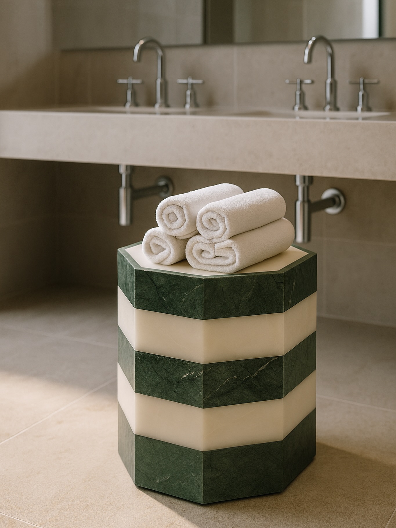 G I S O U
Notre best-seller de l’année, douce et graphique à la fois.
On aime la décliner au fil des projets, comme un bonbon minéral qui réveille chaque espace.
Chez Studio Gaïa, la table d’appoint est plus qu’un détail : c’est une ponctuation, un accent, un twist qui transforme la pièce.
Et toujours, la rayure : notre signature, notre ADN.
#StudioGaiaParis #DesignMinéral #TablesdAppoint MarbleDesign ColorAndStone