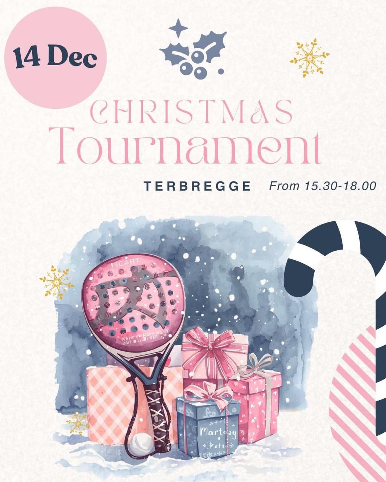 Ho Ho Hold your Smash! ๐
๐พ
EPAโs Christmas Padel Tournament returns on 14 December at Padelclub Rotterdam *Terbregge* - โฌ12 incl. a free Xmas drink! Sign up before 10/12! ๐