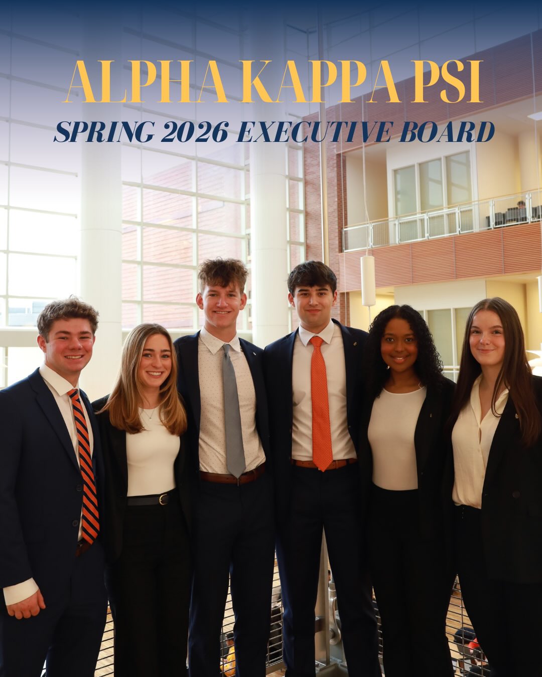 Introducing our Spring 2026 Executive Board! We are so excited for this semester and for all this incredible group will accomplish.