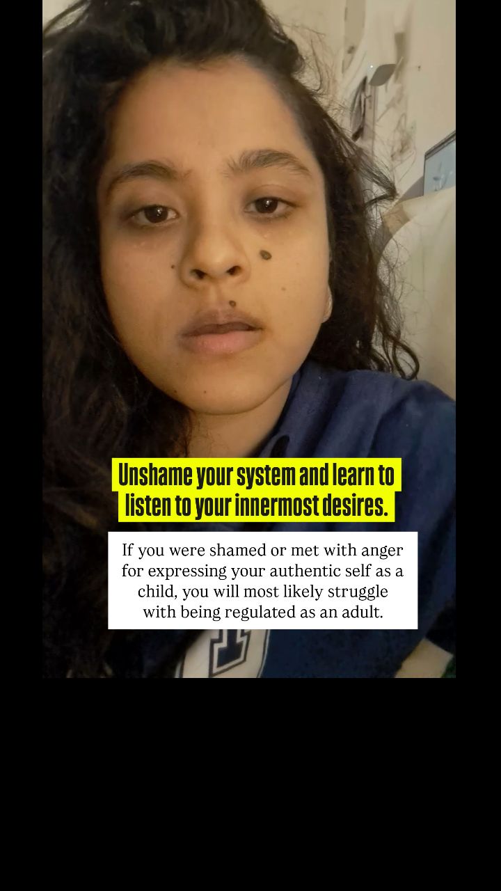 Childhood trauma is a part of being born on this planet for most of us.
But learning to regulate ourselves is a skill and a devoted practise that we have to take into our own hands as adults.