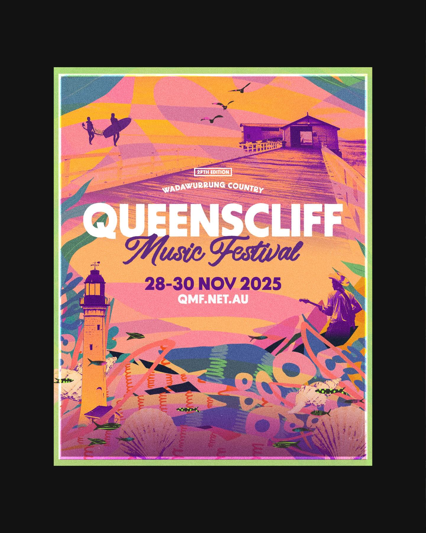 That’s a wrap for the 2025 Queenscliff Music Festival! Big ups the whole team and the Q-Crew legends that make it happen 🎉🍻
📷 @lucindagoodwinphotography
_
_
_
#listentothegraphics #graphicdesign #illustration #artdirection #gigposter #fvckingdesign #poster #coverart #albumcover #artwork #music #australiandesign #music #motiondesign #listentothegraphics #lttg #queenscliffmusicfestival