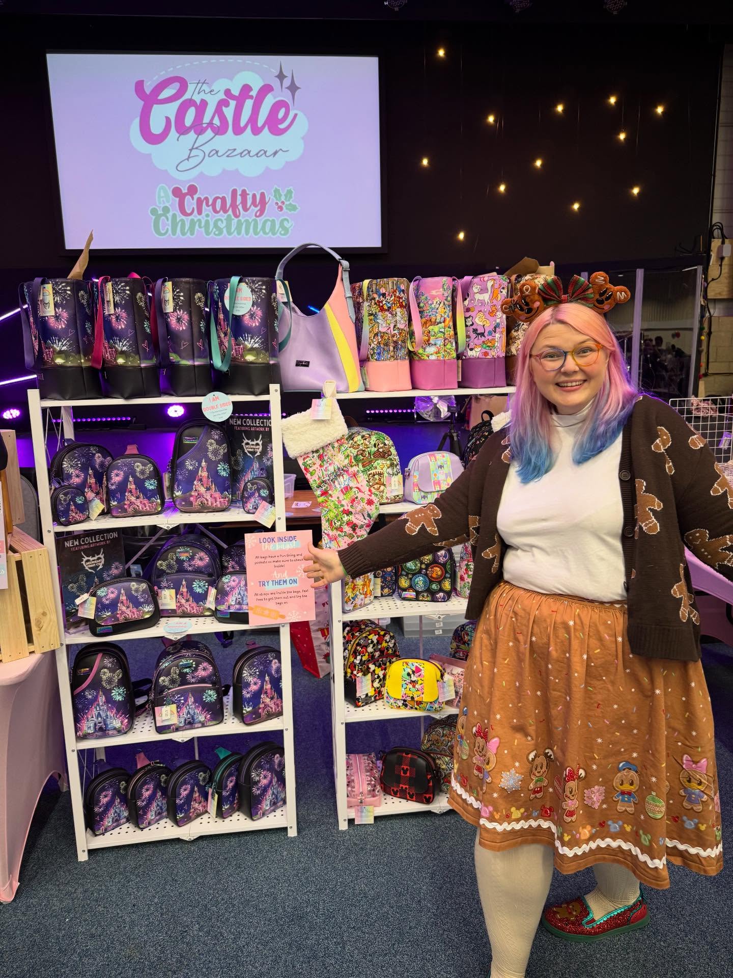 Well that’s a wrap on @thecastlebazaar! What an amazing event and time we had, meeting so many lovely people, some new some old. I was blown away by the comments I had on my bags, and how excited people were to see it all in person.
I worked really hard for this, and partly for myself because I wanted to see it all together in person, especially as I have a bit of an announcement I’ve been putting off making.
Come January, we have made the decision that at least for the time being I will be working for my parents pretty much full time, and that Wish upon a rainbow will have to take more of a back seat. I’m not sure what that will look like yet, but it definitely does mean less bags being made next year.
I have super mixed feelings about it, partly relief at less juggling, and knowledge that this is the right decision for my family, but also heartbreak about the thing I am the most passionate about, and am just honestly really good at doing!
I’ll still be here in some capacity next year, it just won’t be everyday ❤️ and I hope you stick with me as we all navigate it together.
