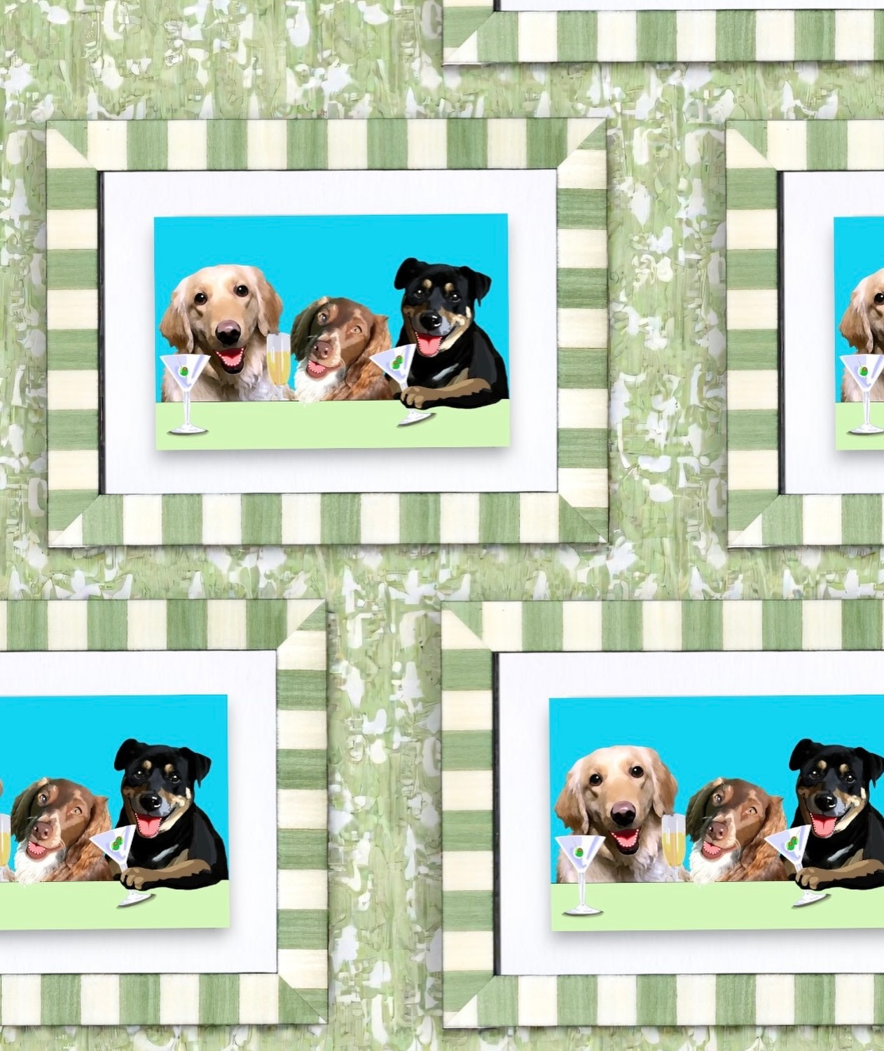 When the pups show up for cocktail hour… Perfect gift for pet parents! 🍸🍸
#PetParentGiftIdea #CocktailHour #digitalart #DogArtDesign #PupIllustration #BarCartStyling #HomeDecorLovers #PetArtPrints #DigitalCreator #DogMomVibes #HappyHourAtHome #CuteArt #TuttoMa