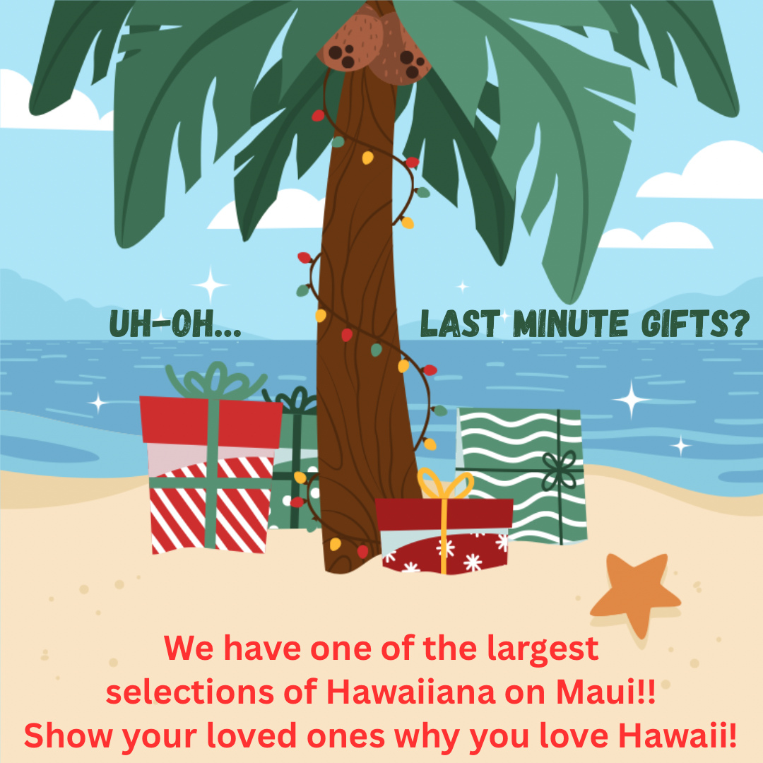 Share your love of Hawaii with your friends and family with the gift of brand new Hawaiiana books. Maui Friends of the Library has one of the largest selections on Maui! We have Hawaiian history, Hawaiian biographies, Hawaiian nature, Keiki books, Hawaiian cookbooks, and Hawaiian fiction books.
We also have great used books of all kinds. Wrap up Christmas!
#MauiFriendsoftheLibrary #MauiBookstore #UsedBooks #ReadMoreBooks #supportyourlocallibrary #MauiBooks #mfol #MauiNonProfit #kidsbooks #MauiGifts #Books #Hawaiiana #HawaiianBooks #KeikiBooks #ShopLocal #SupportLocalMaui #booklover #bibliophile #shopsmall #buylocal #shoplocal #NeedVolunteersMaui #treatyourself #supportlocalbusiness #shopsmallbusiness #christmaspresents