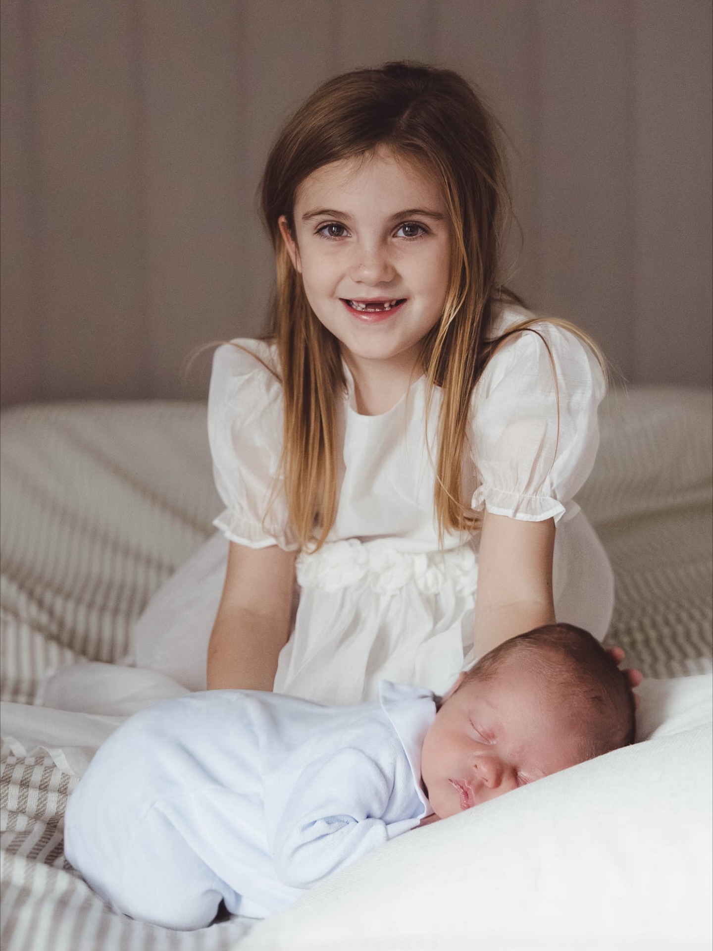 The smile of a little girl freshly promoted to big sister. She was completely smitten with her new baby brother 🥹
Nothing prepares you for the moment your first baby suddenly feels so grown up. It happens in an instant.
Sibling shots are one of the things I’m asked about most during newborn sessions, and there are so many ways to include your older child depending on their age and personality of course!
If you’re ready to press pause on this fleeting newborn stage, I’d love to hear from you.
.
.
.
.
.
I’m Natasha, offering gentle, natural newborn photography across Essex and Suffolk for families who want their photos to feel like home.