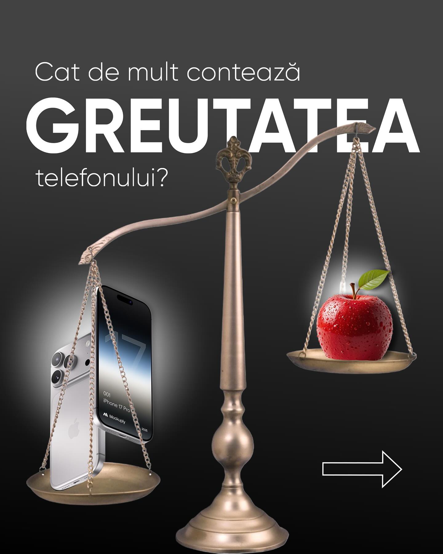 Cât de mult contează greutatea telefonului? 🤔
Mult mai mult decât crezi. Greutatea unui smartphone influențează nu doar confortul, ci și modul în care îl folosești zilnic: stabilitate în mână, riscul de a-l scăpa, oboseala încheieturii și chiar rezistența la impact.
În imagine vedem o balanță care compară un telefon modern cu greutatea câtorva mere — un mod vizual simplu de a arăta că diferențele de greutate pot părea mici, dar efectele lor în utilizarea de zi cu zi sunt majore.
📌 De ce este important?
• Telefoanele mai grele pot provoca oboseală mai rapidă la utilizare intensă.
• Mai multă greutate înseamnă energie mai mare la cădere → risc mai mare de avarii.
• Alegerea greutății potrivite îți influențează confortul, siguranța și experiența generală.
🔧 Iar dacă telefonul tău a avut o „întâlnire” cu gravitația, suntem aici pentru reparații rapide și profesionale — ecran, baterie, carcasă sau orice altă problemă.
Насколько важен вес смартфона? 🤔
Гораздо больше, чем кажется. Вес телефона влияет не только на комфорт, но и на то, как ты пользуешься устройством каждый день: устойчивость в руке, риск выронить, нагрузка на запястье и даже безопасность при падении.
На изображении весы сравнивают современный смартфон с несколькими яблоками — простой, но наглядный способ показать, что даже небольшая разница в граммах может серьёзно менять опыт использования.
📌 Почему это важно?
• Более тяжёлый телефон быстрее утомляет руку при активном использовании.
• Больший вес = больше энергии при падении → выше риск трещин и внутренних повреждений.
• Правильно подобранный вес — это комфорт, безопасность и удобство каждый день.
🔧 Если твоё устройство уже «познакомилось» с гравитацией — мы поможем. Быстрая и качественная диагностика, замена экрана, батареи и другие виды ремонта.