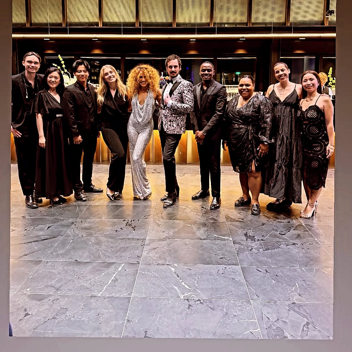 What a fun and swanky night with my lovely friends @brisbanecitygospelchoir, with @carmensmithsings and @macleanbrendan at @thestarbrisbane