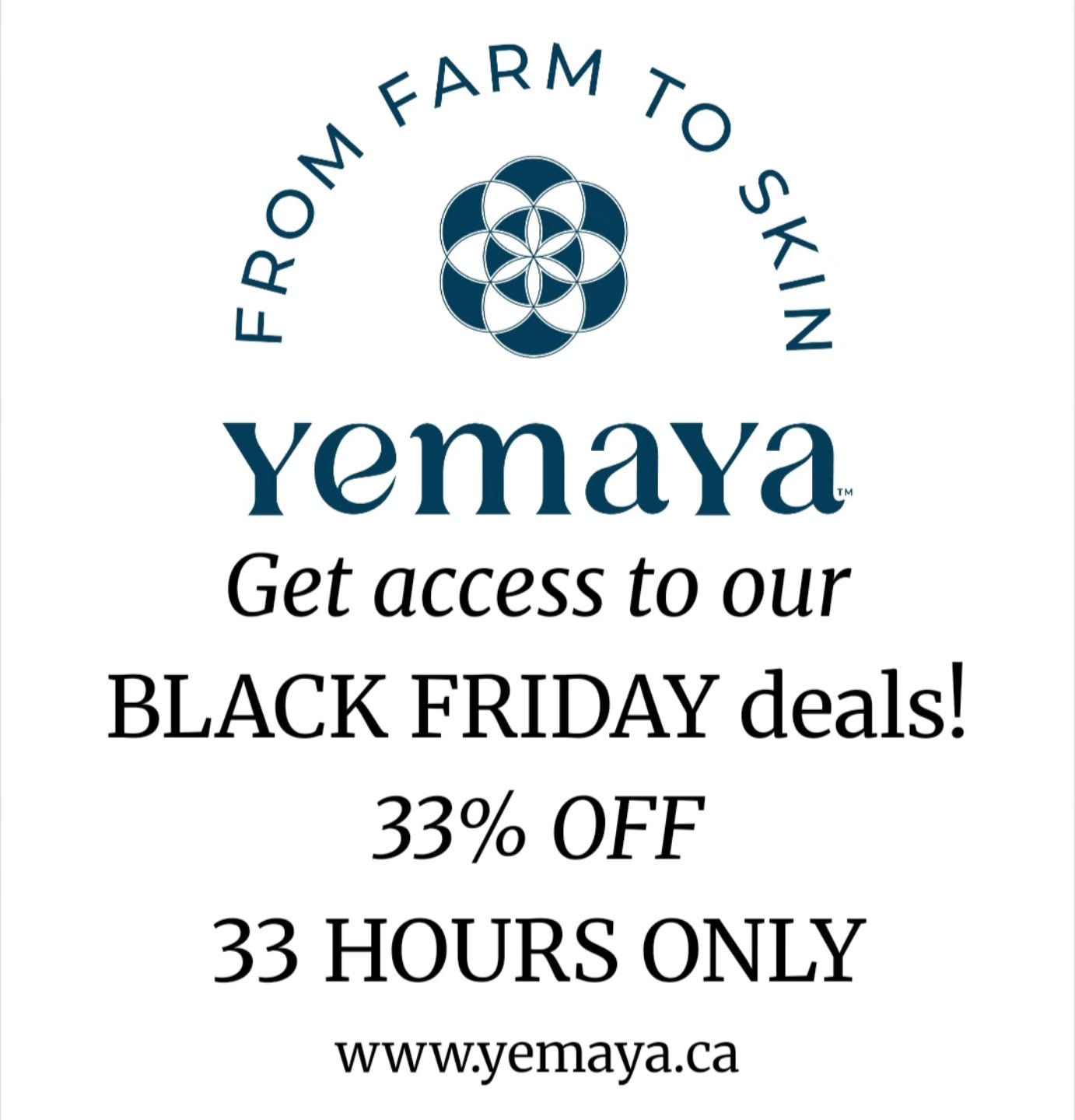 BLACKFRIDAY is our website coupon code for the next 33 Hours! Stop on by www.yemaya.ca and get your products stocked up with 33% off all website orders!
Happy Shopping! 🎄 #yemaya #blackfriday #natural #products #sale #buy #shoplocal #canadian #handmade #organic #cream #salves #soap #deepmuscle #lionsmane #Yemayanaturalproducts #fromfarmtoskin ##sarnia #Wyoming #London