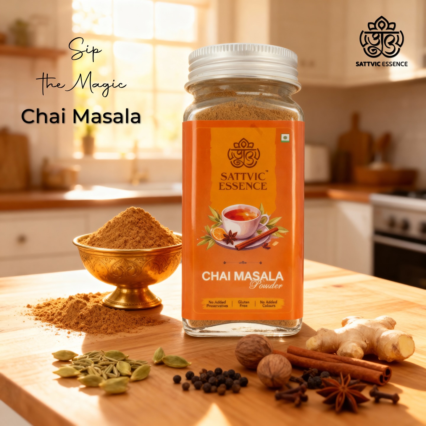 ❄️✨ Winter Just Got Warmer — Launching Sattvic Chai Masala ✨☕
Cold mornings? Dull evenings?
Add a pinch of warmth, immunity & pure sattvic energy to every cup.
Made with real spices that soothe the throat, boost digestion & uplift mood this winter.
Your perfect winter chai is here. 🌿❄️
Why Sattvic Chai Masala?
✔ 100% Natural | No Chemicals
✔ Boosts Winter Immunity
✔ Helps Digestion & Cold Relief
✔ Rich Aroma & Authentic Taste
✔ Balanced, Non-Overpowering Flavour
Shop on Amazon - https://amzn.in/d/2WdZ9jZ
#SattvicChaiMasala #ChaiMasala #WinterSpecial #WinterWellness #WinterChai #HealthyChai #SattvicLifestyle #PureSpices #ChaiLoversIndia #ImmunityBoost #NaturalSpices #AyurvedicChai #IndianTeaCulture #HomemadeTaste #chaitime☕️