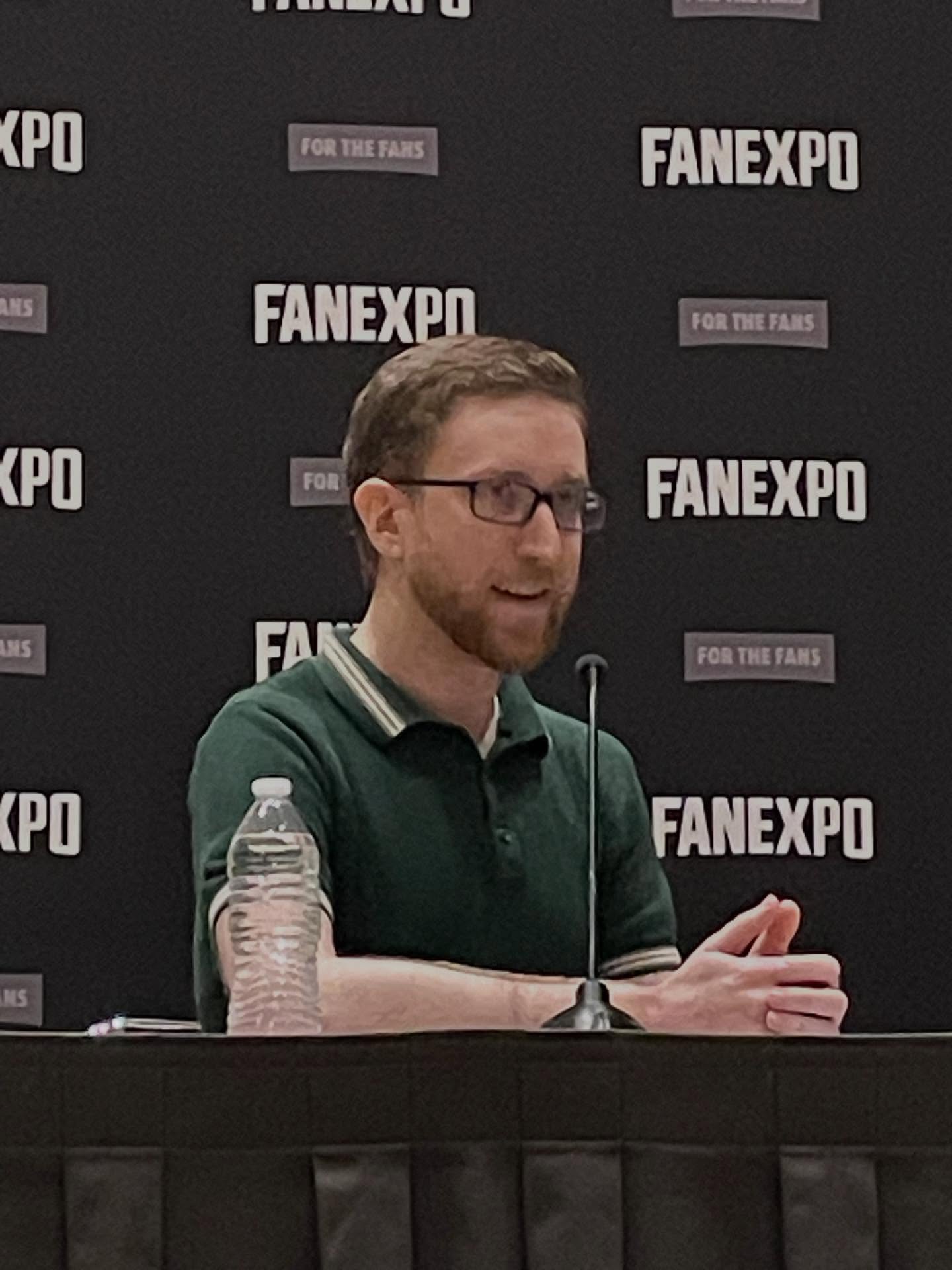 So excited to see @justin.briner the voice actor of #deku @plusultra @fanexposf @school_psych_gamer