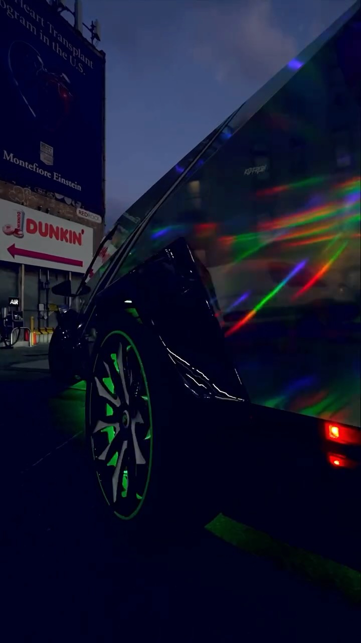 Highest In The Room 👽 Holographic Wrap X @Forgiato Wheels X @Waido.kits Widebody X Sound System X Light Package X Interior Stars ✨ 💚🧡🩵💛❤️🖤
#cyber #truck #beast #wrapped #hologram colorful rainbow forgiato wheels rims offroad spaceship music system alien waido widebody summer newyork wolf custom ufc wolf ufo decal