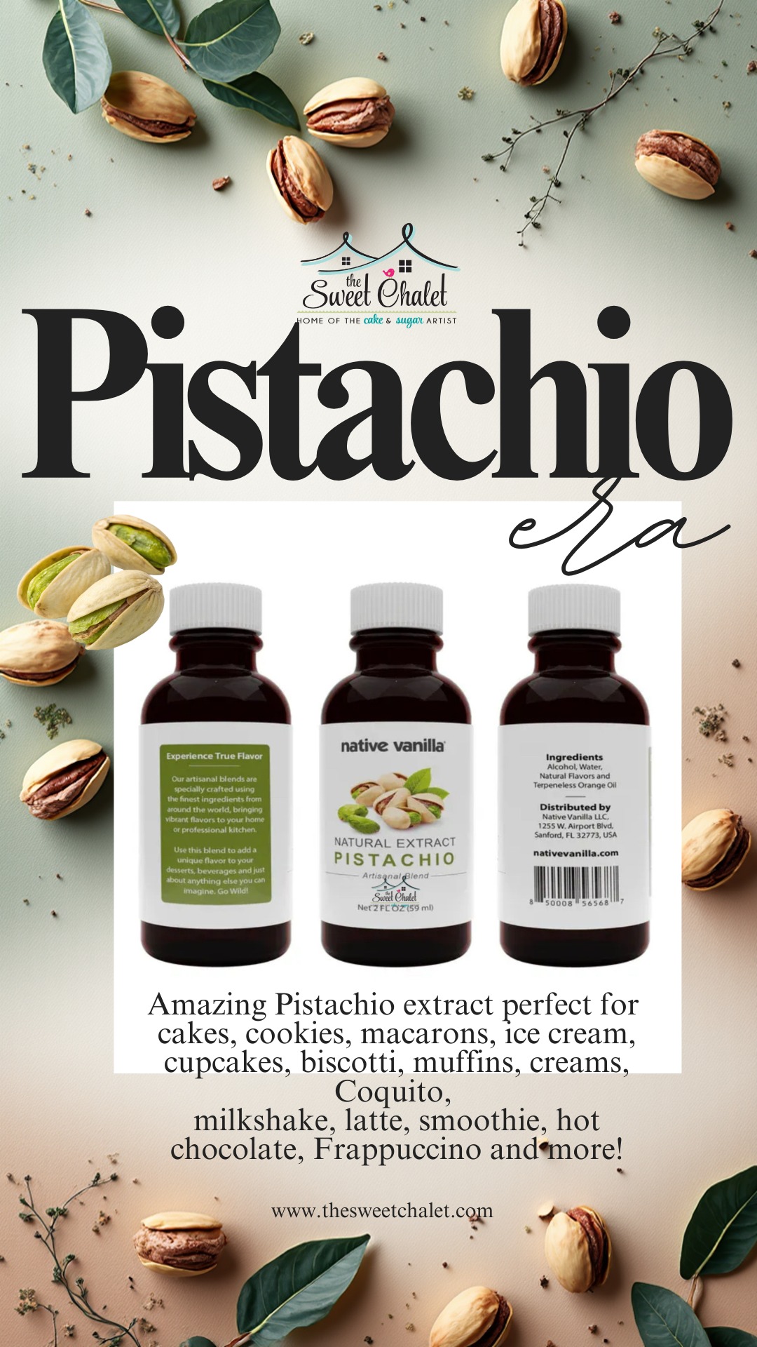 available now at The Sweet Chalet Shoppe