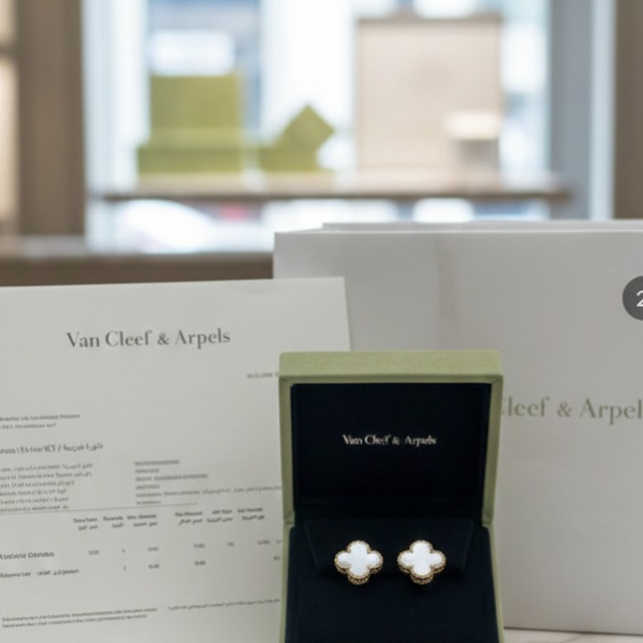 Van Cleef & Arpels
- Magic Alhambra Earrings
- 18k Yellow Gold & White MOP
- Large Size(Biggest)
- 💯 Authentic
- Box & VCA Service Paper
- Pre-owne
#PrelovedLuxury #PrelovedJewelry #PreownedLuxury #LuxuryResale #AuthenticLuxury #SustainableLuxury #CircularLuxury #LuxuryJewelry #FineJewelry #DesignerJewelry #LuxuryWatches #WatchCollectors #JewelryCollectors #InvestmentPieces #CartierJewelry #VanCleefArpels #VCAJewelry #BvlgariJewelry #ChopardJewelry #CartierWatch #BvlgariWatch #DubaiLuxury #DubaiShopping #DubaiJewelry #DubaiWatches #DXBLuxury #DubaiLifestyle #DXBShopping #LuxuryDubai #dubaicollectors