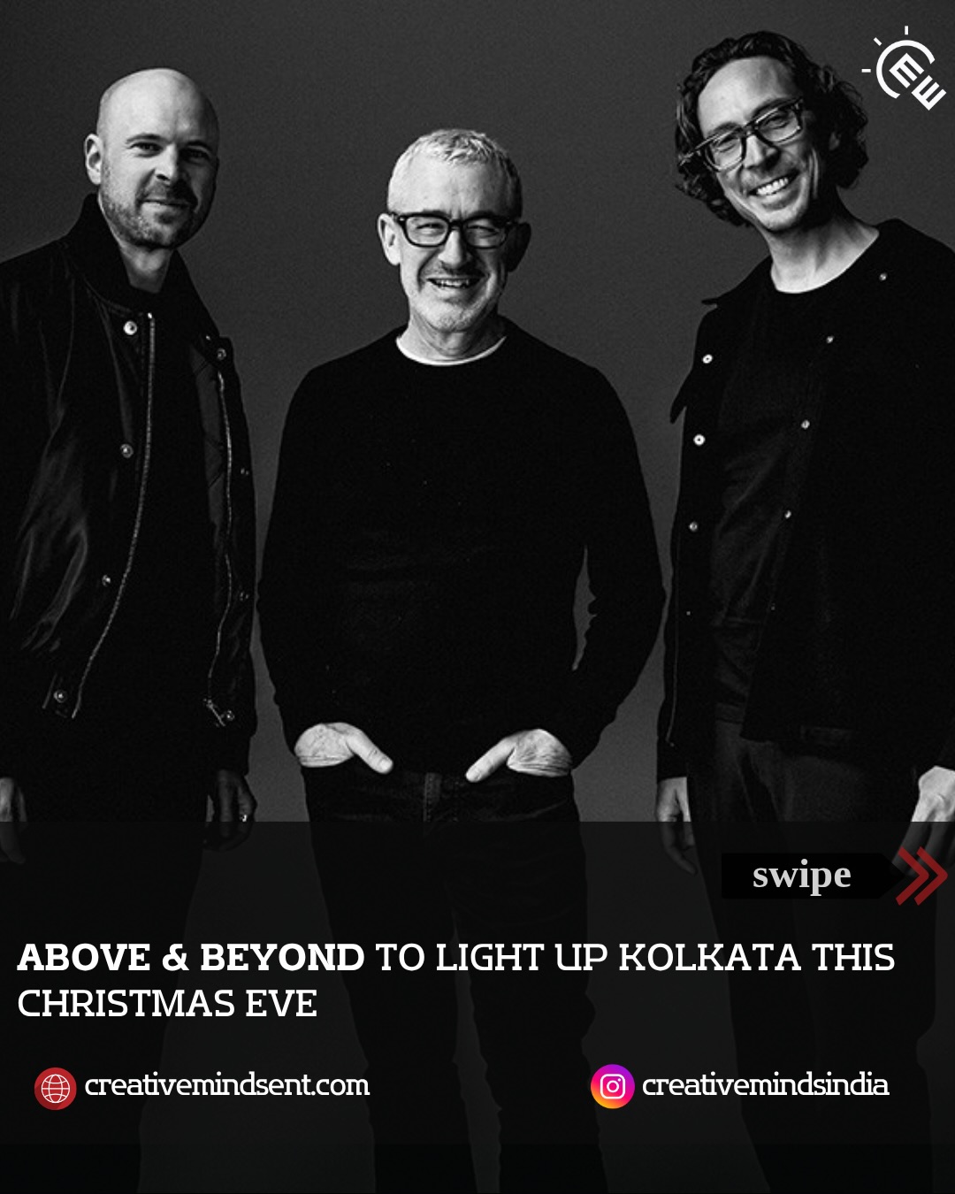 Above & Beyond (@aboveandbeyond) land in East India for the FIRST time ever! Join us this Christmas Eve as the ‘Bigger Than All Of Us’ album tour arrives in Kolkata at Biswa Bangla Mela Prangan.
Also featuring Arcane (@arcanemusic_ofc), Nohr (@nohr_ofc), Phil (@phil_tuchmann), Vikrant (@djoutlaw_vikrant), Rudra (@rudra_kollective), Techdrone (@techdronemusic).
Tickets live on District (@districtupdates) Above & Beyond (@aboveandbeyond) land in East India for the FIRST time ever! Join us this Christmas Eve as the ‘Bigger Than All Of Us’ album tour arrives in Kolkata at Biswa Bangla Mela Prangan.
Also featuring Arcane (@arcanemusic_ofc), Nohr (@nohr_ofc), Phil (@phil_tuchmann), Vikrant (@djoutlaw_vikrant), Rudra (@rudra_kollective), Techdrone (@techdronemusic).
Tickets live on District (@districtupdates)