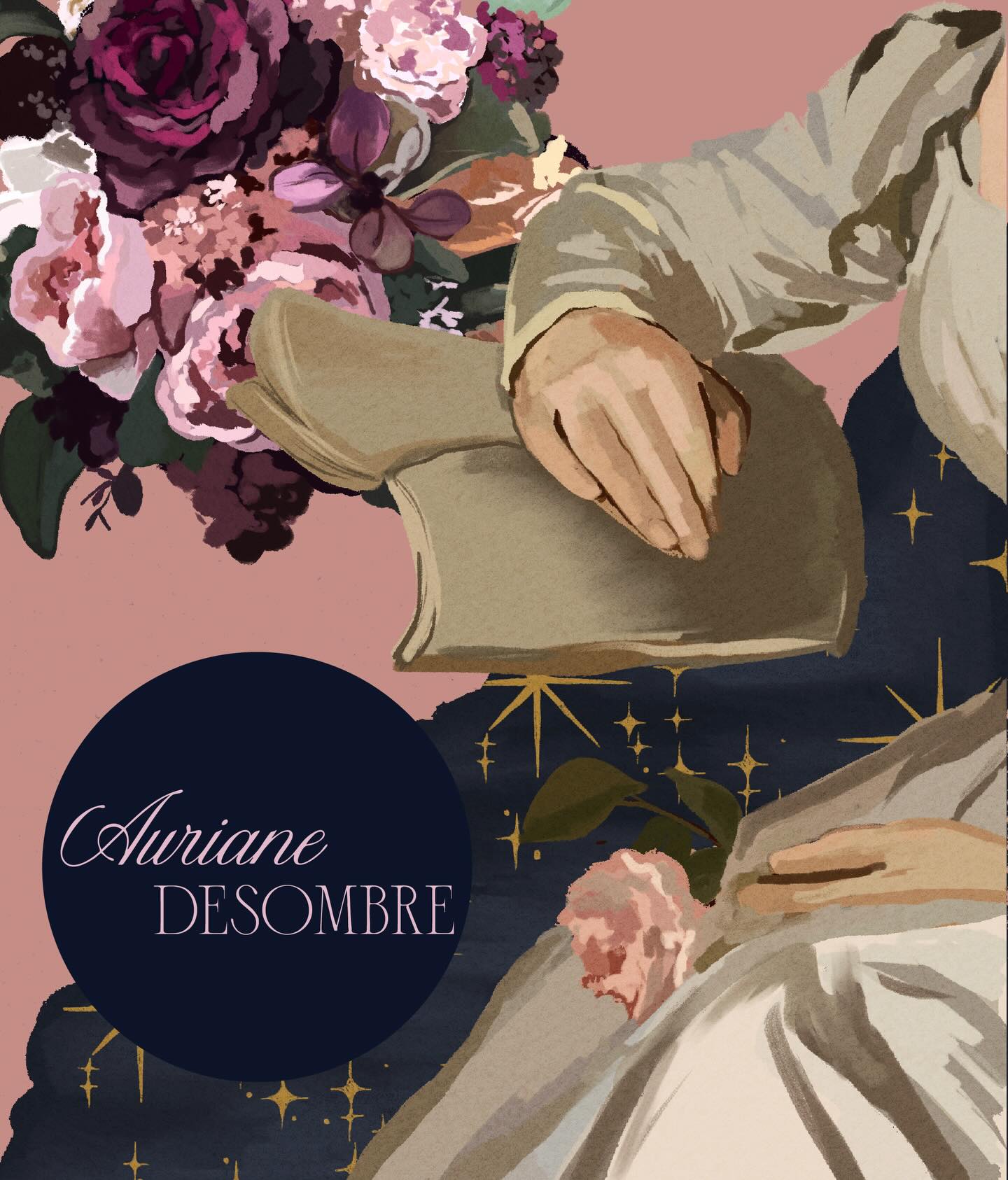 A soft, feminine revamp for a pre-client who wanted something classic and timeless -the kind of aesthetic that feels like opening an old romantic paperback. ✨
This look came together with vintage textures, lush florals, deep navy details, and just a touch of nostalgia.
Elegant, romantic, quiet… exactly the mood she envisioned.
If your author brand is ready for something beautiful and story-soaked, I’d love to create it with you.
