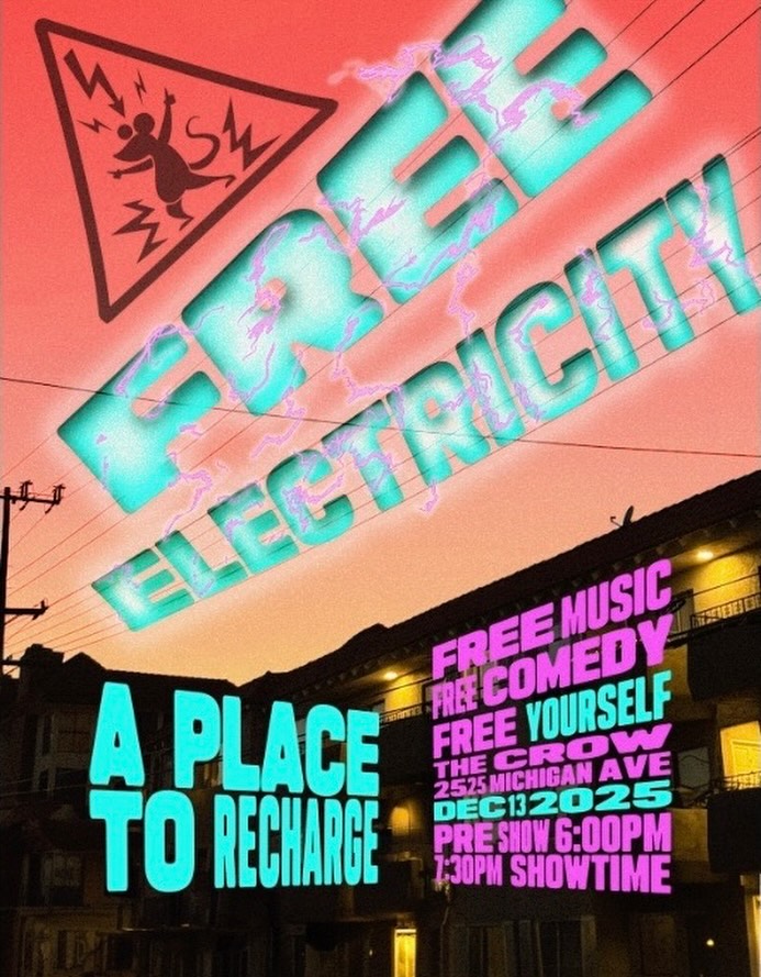 You know we couldn’t close out this year without doing one last shindig. @xfreeelectricityx is throwing a show @crowcomedy on Saturday, December 13th and we’re heading baybay! Doors are at 6pm, show starts at 7:30pm, and it’s FREE as can be, Willie McGee. Get your last fix of The Moment before 2025 closes up shop. See ya there, Pierre, or you better beware… life brings down those that don’t let down their hair. And that’s the skinny, Winnie. CanYaDiggit?
Me-oh-my-oh… RSVP link in the good ole bio