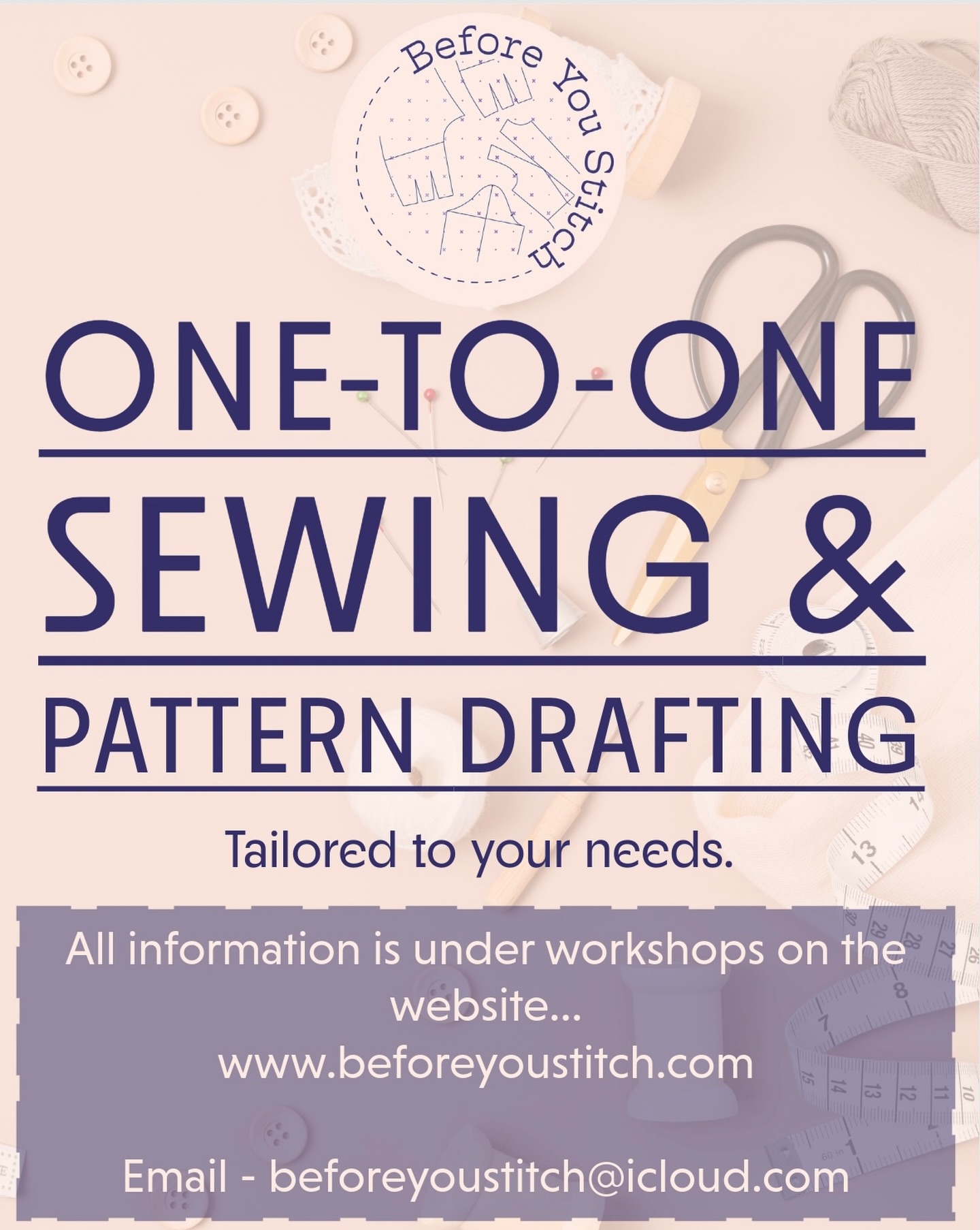 1:1 Sewing & Patterncutting Sessions
Whether you’re a home sewist who needs a little nudge with a project, looking to make the most of your block, studying to progress your career, or dreaming up your own designs, I’m here to help you move things along with confidence.
These sessions are relaxed, personal, and completely tailored to what you want to work on.
The first hour is £35, and any extra time is £25 per hour. A £35 deposit books your spot, and I’ll invoice the rest after we finish up. When you book, just let me know what you’d like support with and roughly how long you think you’ll need.
You’re welcome to come to my home in Mirfield, or I can come to you if you’re nearby.
Usual Availability:
Mon: 9:30–14:30
Tue: 9:30–16:00
Wed: 9:30–14:30
Thu: 9:30–14:30
Fri: 9:30–14:30
If you’re ready for some friendly one-to-one support, I’d love to work with you.
Take care,
Katie x