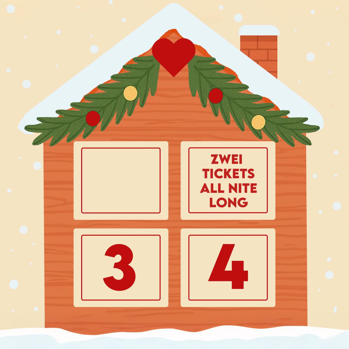 ✨ Türchen 2 bringt Partystimmung!
Gewinne zwei Tickets für All Nite Long und erlebt zusammen eine unvergessliche Nacht.
Am 30. April 2026 tanzen wir in den Mai - eine unvergessliche Nacht voller Musik, Tanz und guter Laune. 🎉🌊
Wie Ihr am Gewinnspiel teilnehmen könnt?
➡️ Kommentiert unter diesem Beitrag und nehmt so automatisch an der Verlosung teil.
👉 Markiere die Person, die Du mitnehmen würdest. 💃🕺
➡️ Teilnahmeschluss: Dienstag, der 09.12.25, um 23:59 Uhr
➡️ Teilnahmebedingungen:
https://www.hausamsee-gochness.de/teilnahmebedingungen
Viel Glück & eine schöne Adventszeit! 🍀🎁