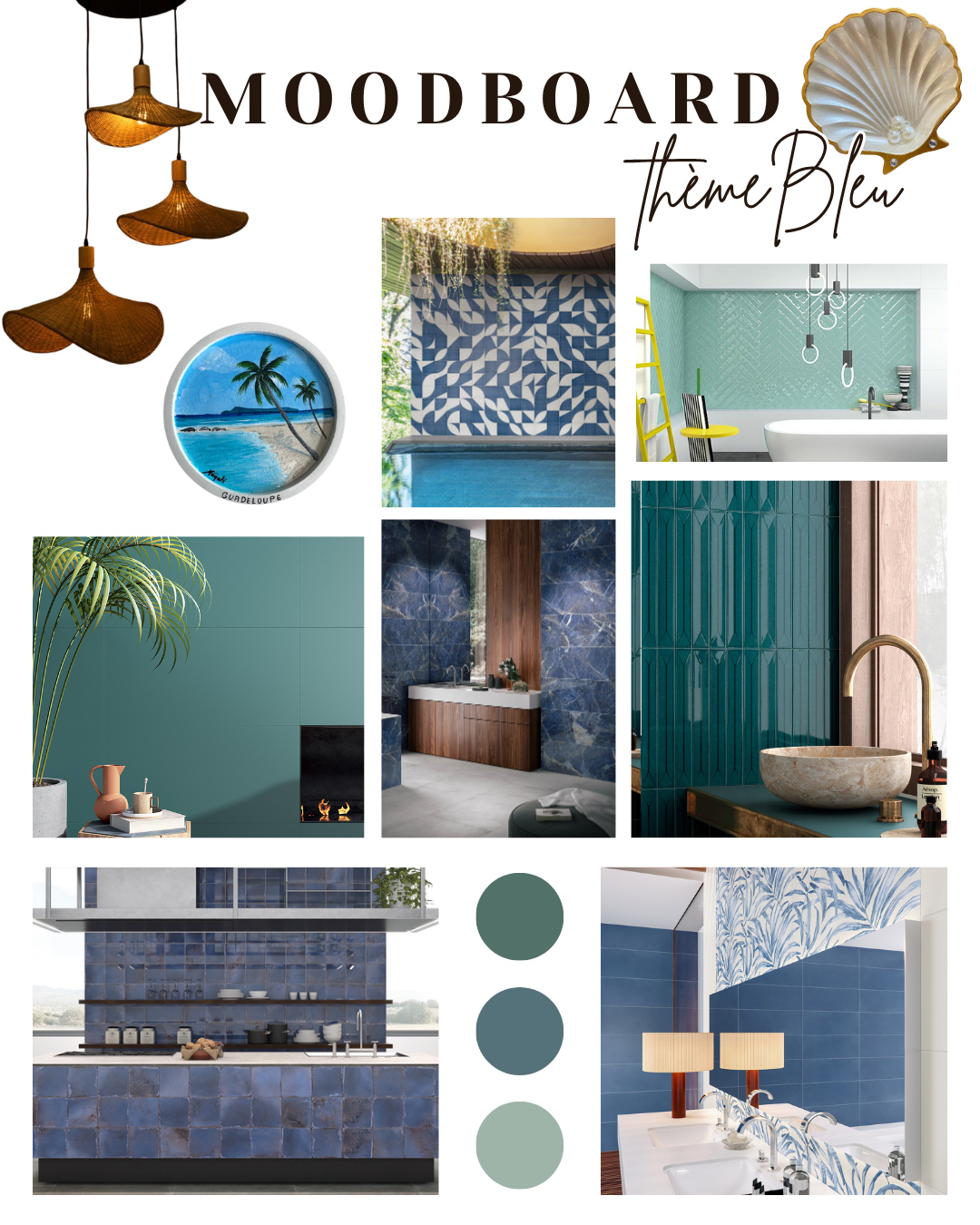 Moodboard Bleu – L’art des nuances
Plongez dans un univers où chaque teinte de bleu invite à la sérénité et à l’inspiration.
Notre sélection gamme Bleu révèle toute la richesse des matières, des textures et des finitions:
🔹 Hanami Menta format 7.5x33.5 cm, un bleu pastel doux et apaisant.
🔹 Vitral Axis Petrol Reactive format 5x40 cm, l’intensité d’un bleu pétrole profond.
🔹 Scenario Decoro Mix Blu format 20x20 cm, faïence au design géométrique au charme artistique.
🔹 One Leaves Green format 34x91.5 cm, une invitation tropicale aux nuances bleu-vert.
🔹 Luca Marino format 20x20 cm, bleu intense à la finition polie et texturée.
🔹 Pastelli Malachite format 45x90 cm, mat et élégant, disponible en trois coloris.
🔹 Absolute Universe format 32.5x90 cm, effet marbre bleu glossy, entre ciel et mer.
Pour sublimer l’ensemble : notre luminaire Bellas en osier et nos objets personnalisés, créés selon vos envies.
📍 Retrouvez cette sélection et bien plus encore dans notre showroom — un voyage au cœur des nuances de bleu.
#MoodboardBleu #InspirationDéco #DesignIntérieur #Showroom #CarrelageDesign #DécorationBleue#TendanceMaison #FaïenceDesign #EffetMarbre #CarrelageBleu#ArtDeVivre #AmbianceBleue #InspirationMaison #BlueMood