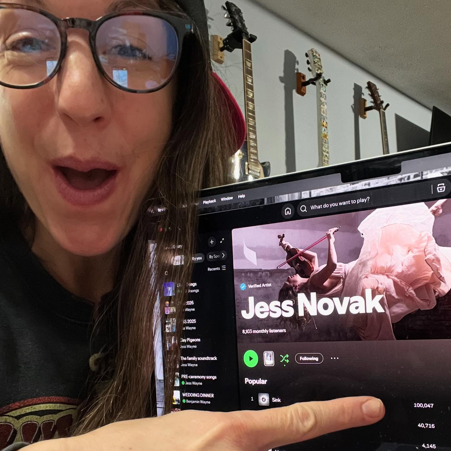 I am so proud. And so grateful.
What started as a song called “A Reason to Fight” became “Sink.” And that has more than 100,000 plays on Spotify.
We just had fun in the studio. I didn’t take many pictures because it was so casual. We shook baby rattles and used scratch vocals. And that’s exactly how it was supposed to go.
Thanks to Ben for inspiring the song. I love you.
Thanks to Justin for giving it life. You’re amazing.
Thanks to today for bringing some of my proudest moments 💞 I’m grateful for you, angel.
Keep sinking into the good things in life.
#proud #music #spotify #carousels #diamondrings #plottwist #musiclife #sink #singer #songwriter #musician #musicianmom #husband #wife #son #love #originalmusic #mom #family #lovesong #originalsong #independentsrtist #indieartist