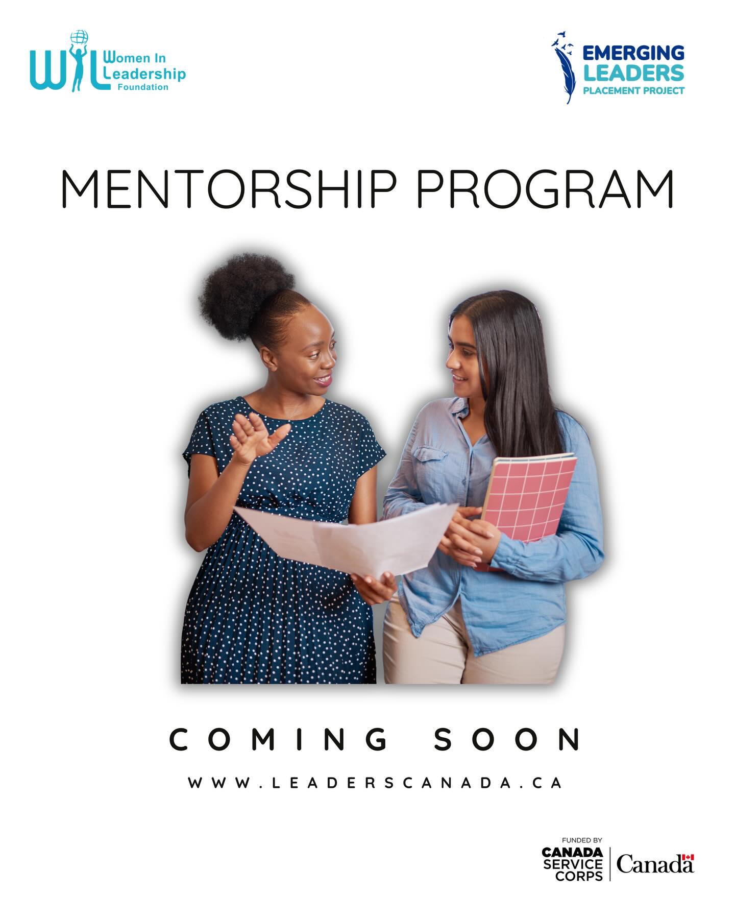 Mentorship Program Coming Soon 🌟
A new opportunity is on the horizon for our Emerging Leaders. This year, we are opening 20 fully funded scholarship spots for youth ages 14 to 30 who are ready to grow, lead, and step into their potential through meaningful mentorship.
If you’re a young leader seeking guidance, connection, and a supportive community to help shape your future, this is your chance. Our mentorship program is designed to uplift youth voices, strengthen leadership confidence, and open doors to new possibilities.
Stay tuned for the official launch and get ready to take your next step toward growth, purpose, and impact.
📧 Reach out to us at leaders.wil@gmail.com to get involved
🔗 Learn more at leaderscanada.ca
Proudly funded by Canada Service Corps
#CanadaServiceCorps #LeadersToday #YouthInCanada #EmergingLeaders #Mentorship #MentorshipProgram #YouthLeadership #LeadershipDevelopment #FutureLeaders #InclusiveLeadership #ScholarshipOpportunity