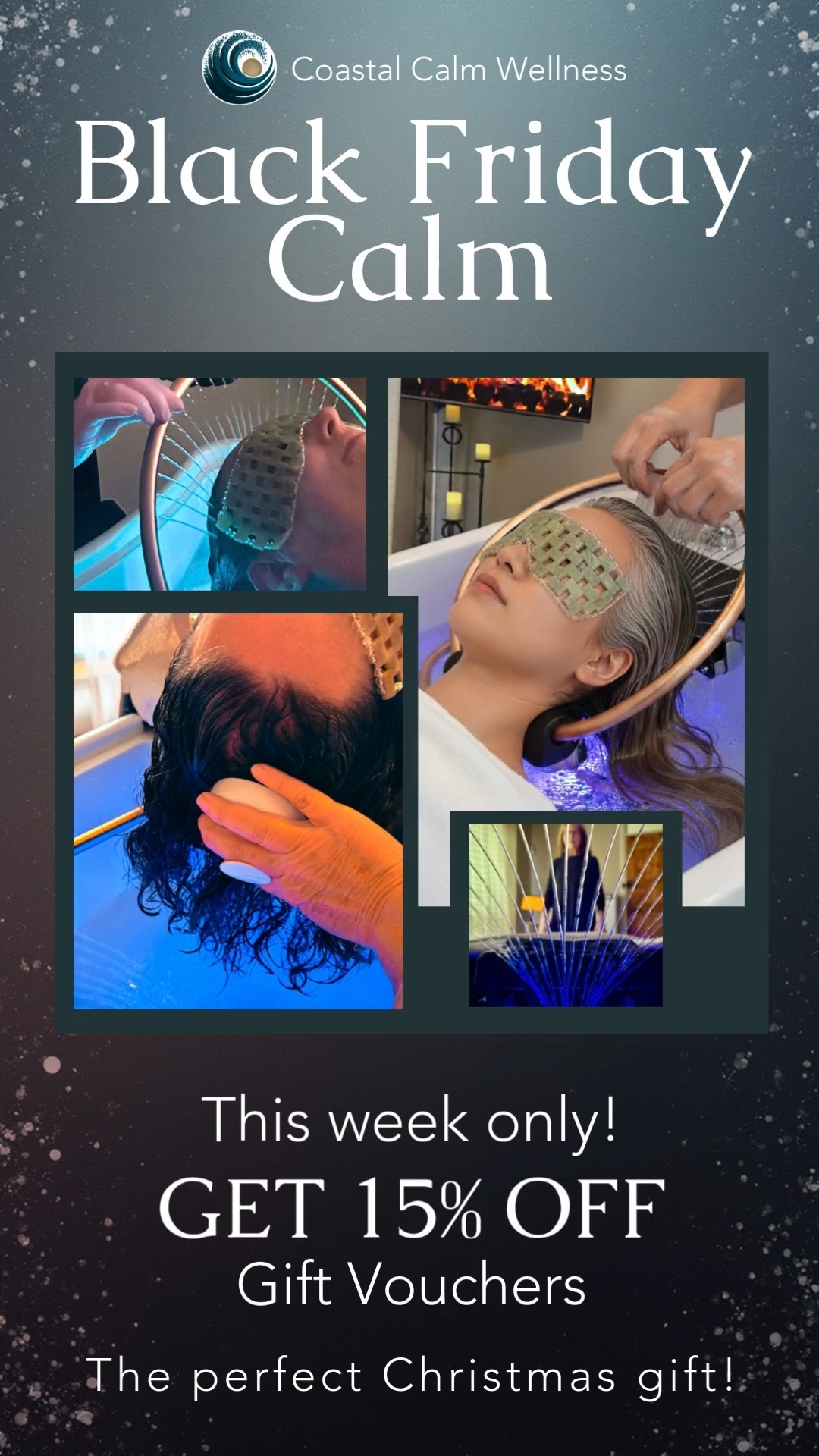 Black Friday Calm has arrived ✨
This week only, enjoy 15% off all gift vouchers, including our luxurious Japanese Head Spa experience.
A thoughtful Christmas gift for someone who deserves a moment of pure stillness.
Call 085 107 1261 to purchase your voucher 🎁
#BlackFriday #Waterford #DunmoreEast #CoastalCalmWellness #GiftOfCalm #IrishWellness #ChristmasGiftsIreland