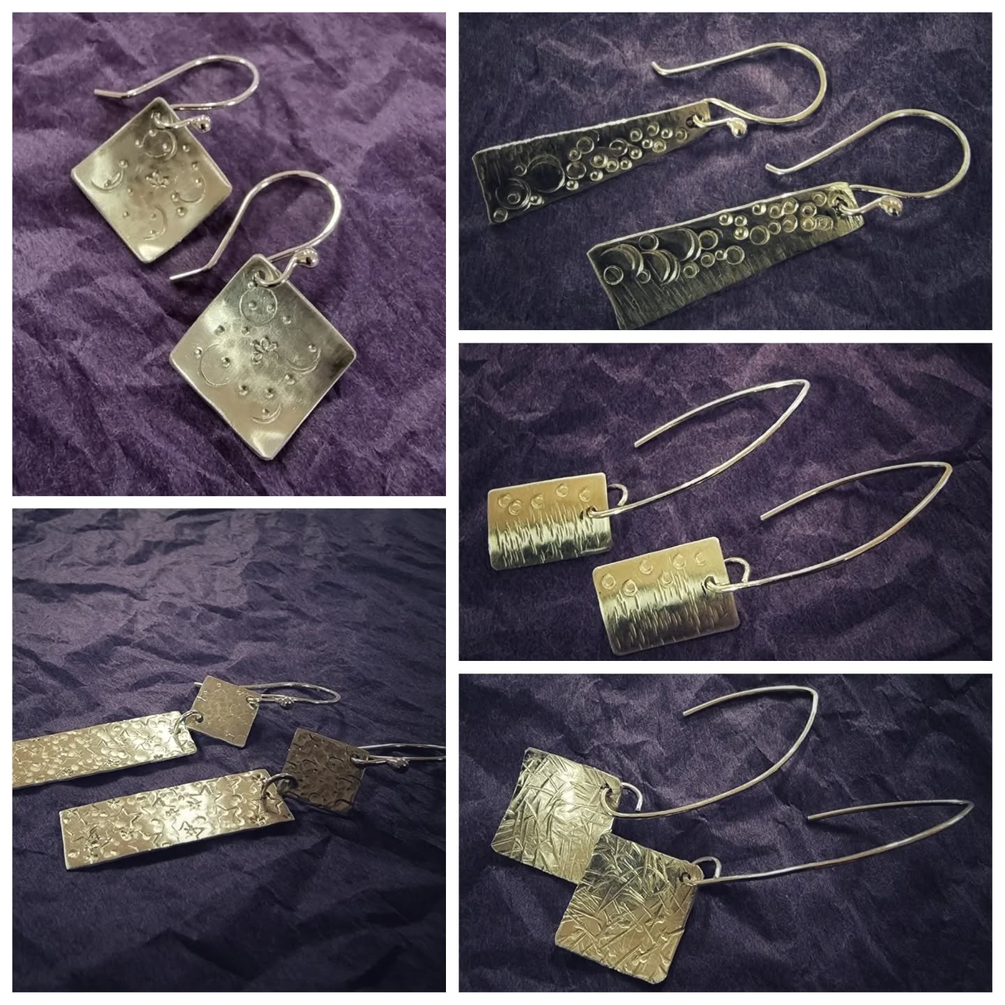 Voici les créations des élèves lors de l'atelier de boucles d'oreilles d'hier soir à Saint-Cyprien-sur-Dourdou. Un grand merci à tous les participants pour cet après-midi très agréable et créatif.
Le prochain atelier aura lieu le 11 décembre. Contactez-moi pour réserver votre place.
Réalisez 1 à 2 paires de boucles d'oreilles en argent sterling 925.