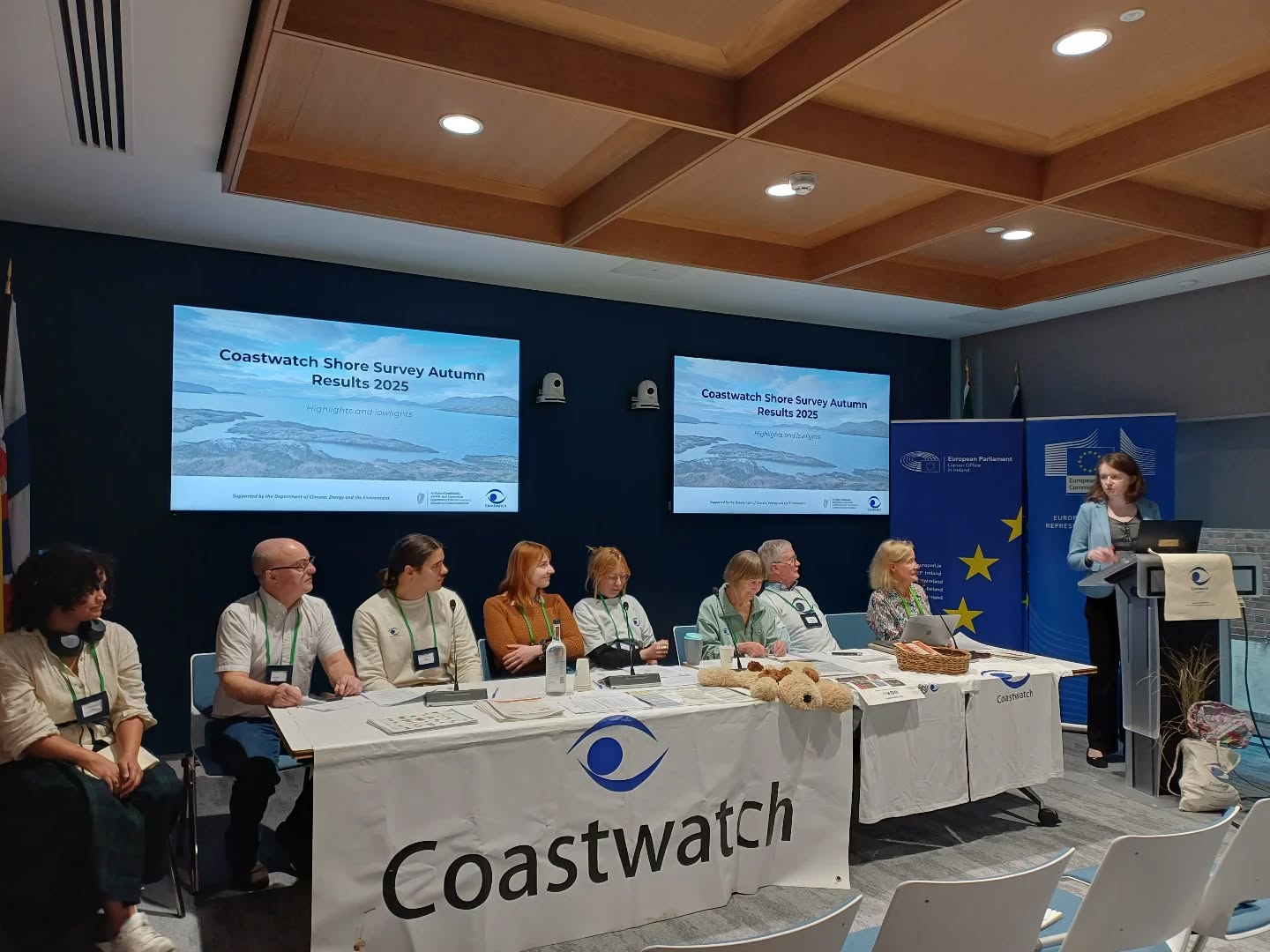 Joan Flanagan @euireland welcoming everyone to the 1st of our Results Events with Highlights/ Lowlights & a focus on Litter Results @gordon_leonard @nikaflicka @irishwildlifetrust @fairseasireland @gordon_leonard @iker.arenzana.king @irishenvnet @lawaters.ie