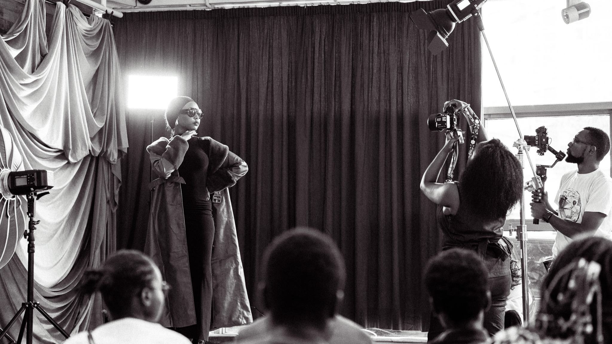 Lights, camera action! New week, new opportunities, same main character energy!
#shifteyestudios #shifteyephotography #signatureshots #kenyacreatives #nairobiphotography #studiowork