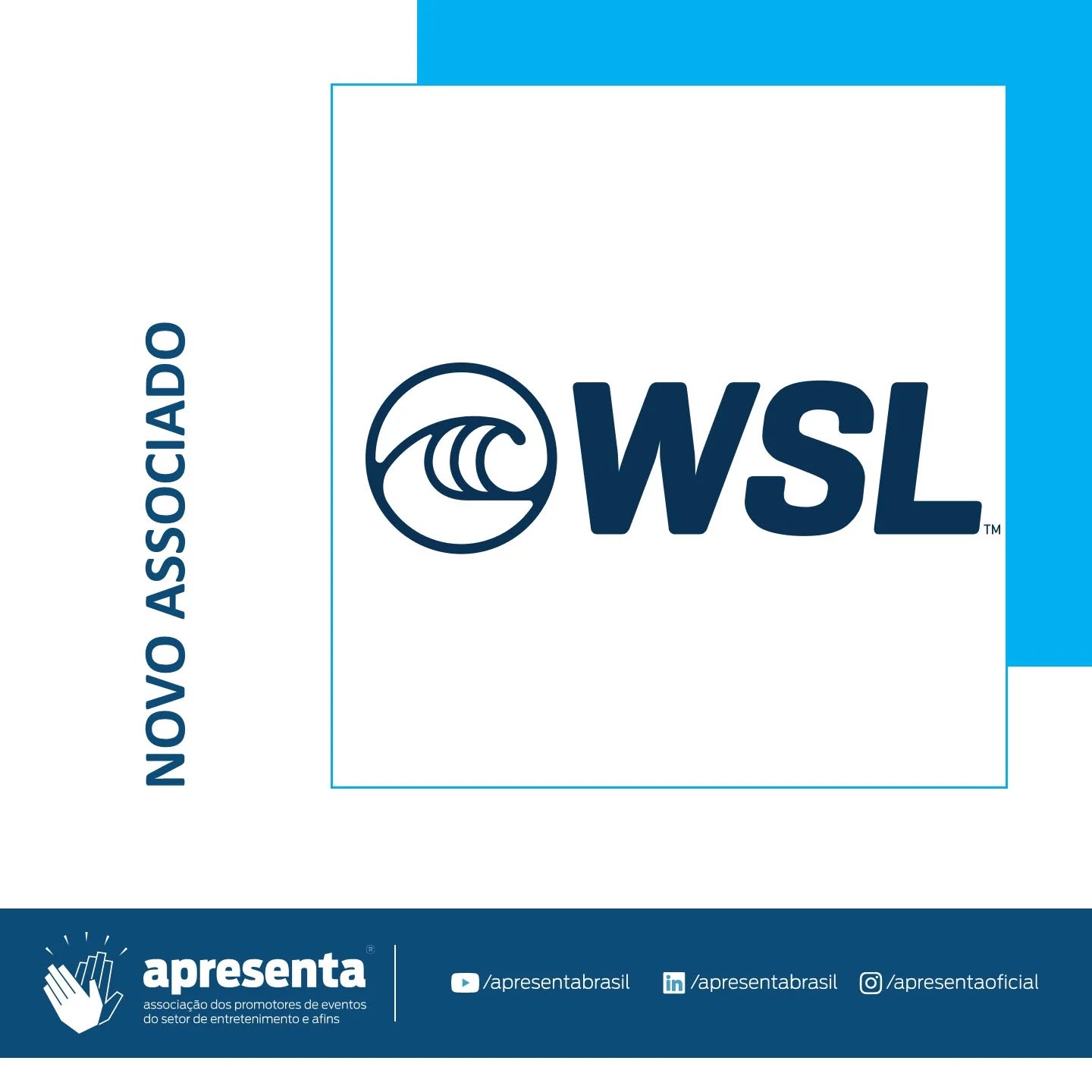 🎉 NOVO ASSOCIADO 🎉
A World Surf League - WSL é a casa do surfe competitivo no planeta, coroando campeões mundiais desde 1976, apresentando os melhores surfistas do mundo.
A WSL supervisiona o cenário competitivo global do surfe e estabelece o padrão para o desempenho de alta performance no ambiente mais dinâmico de todos os esportes.
Com um firme compromisso com os seus valores, a WSL prioriza a proteção do oceano, a igualdade de gêneros e a rica herança do esporte, ao mesmo tempo que destaca a progressão e a inovação.
Suas pautas sustentáveis tem sido um diferencial também da bandeira e objeto de prêmios e reconhecimentos, assim como a excelência na sua participação nacional e internacional.
Acabaram de ganhar o Prêmio Sou do Esporte 2025, por uma linda ação em parceria com a NBA.
#WSLéApresenta
#ApresentaRepresenta
#SomosApresenta
#Apresenta+Abrape