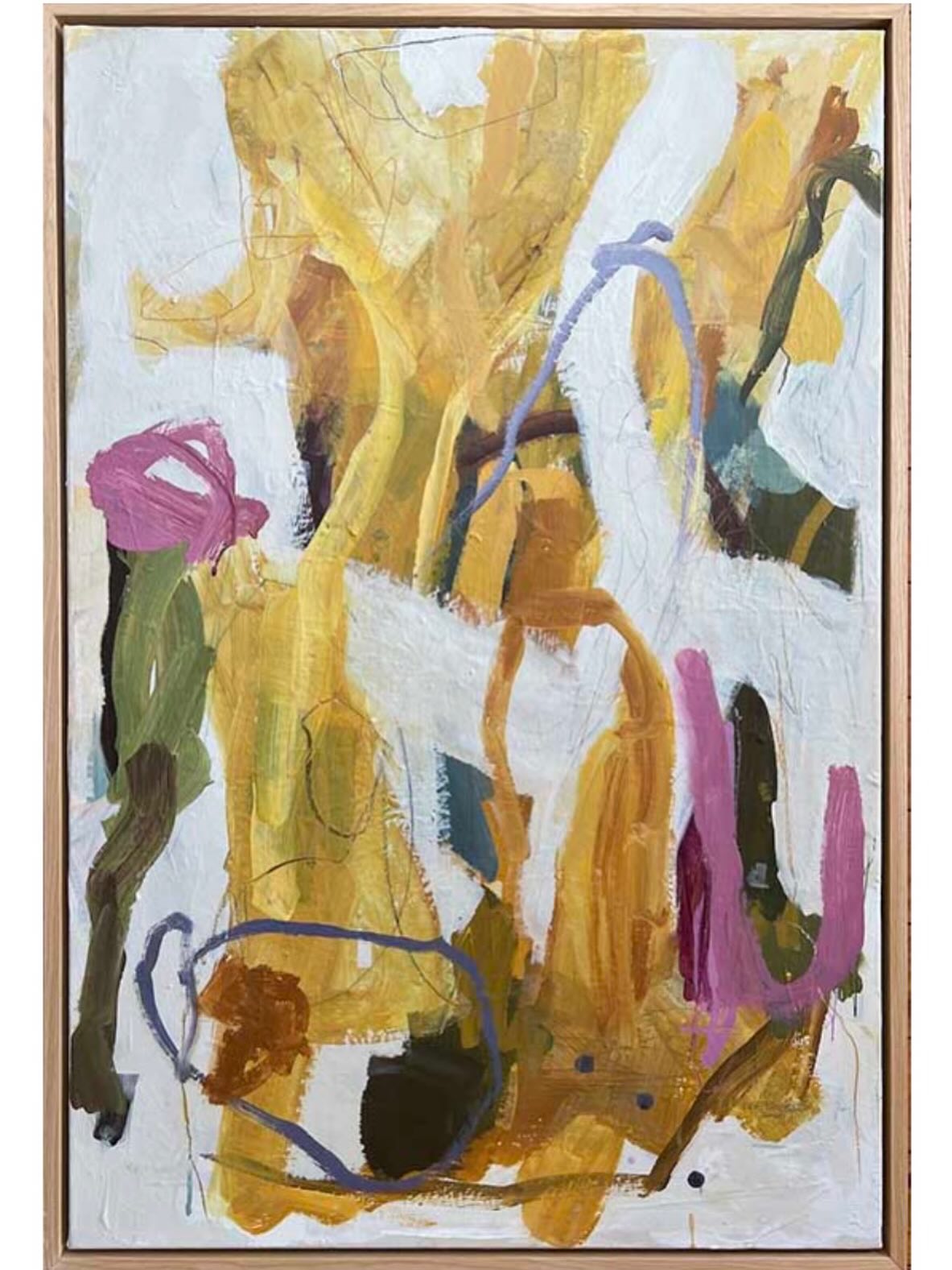 Sold🌼 After the Siesta can now be viewed in a group show in @railwaystreetstudios open Wednesday to Saturday this week from 10-4pm💛#railwaystreetstudios #groupexhibition #nzartgalleries ##nzartcollectors #nzartcommunity #artinnewmarketnz #kunst #layers #yellowabstract