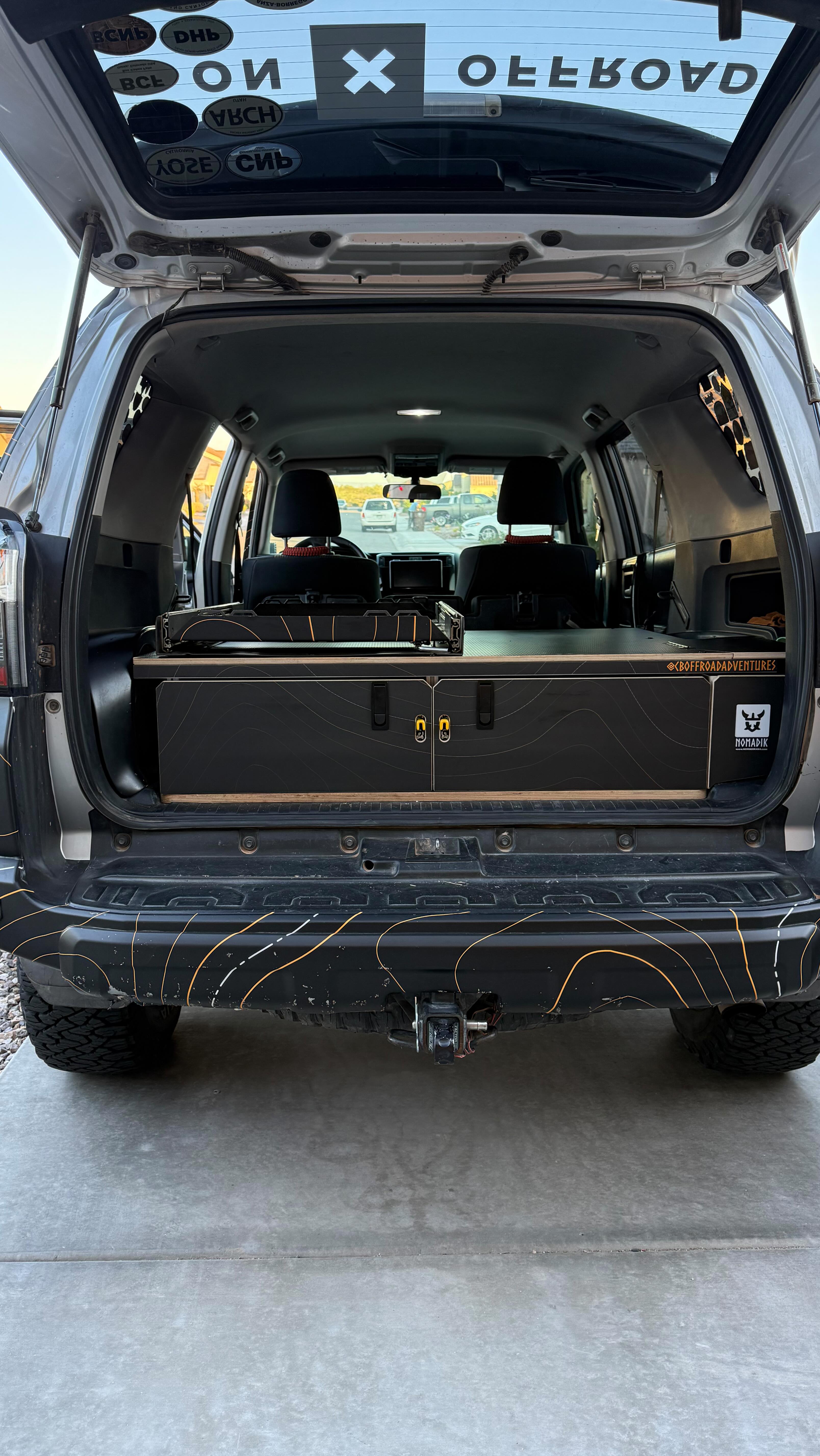 Just wrapped up this build for @cboffroadadventures — matched his killer @onxoffroad wrap and the drawer system turned out so clean. Stoked on how this one came together!