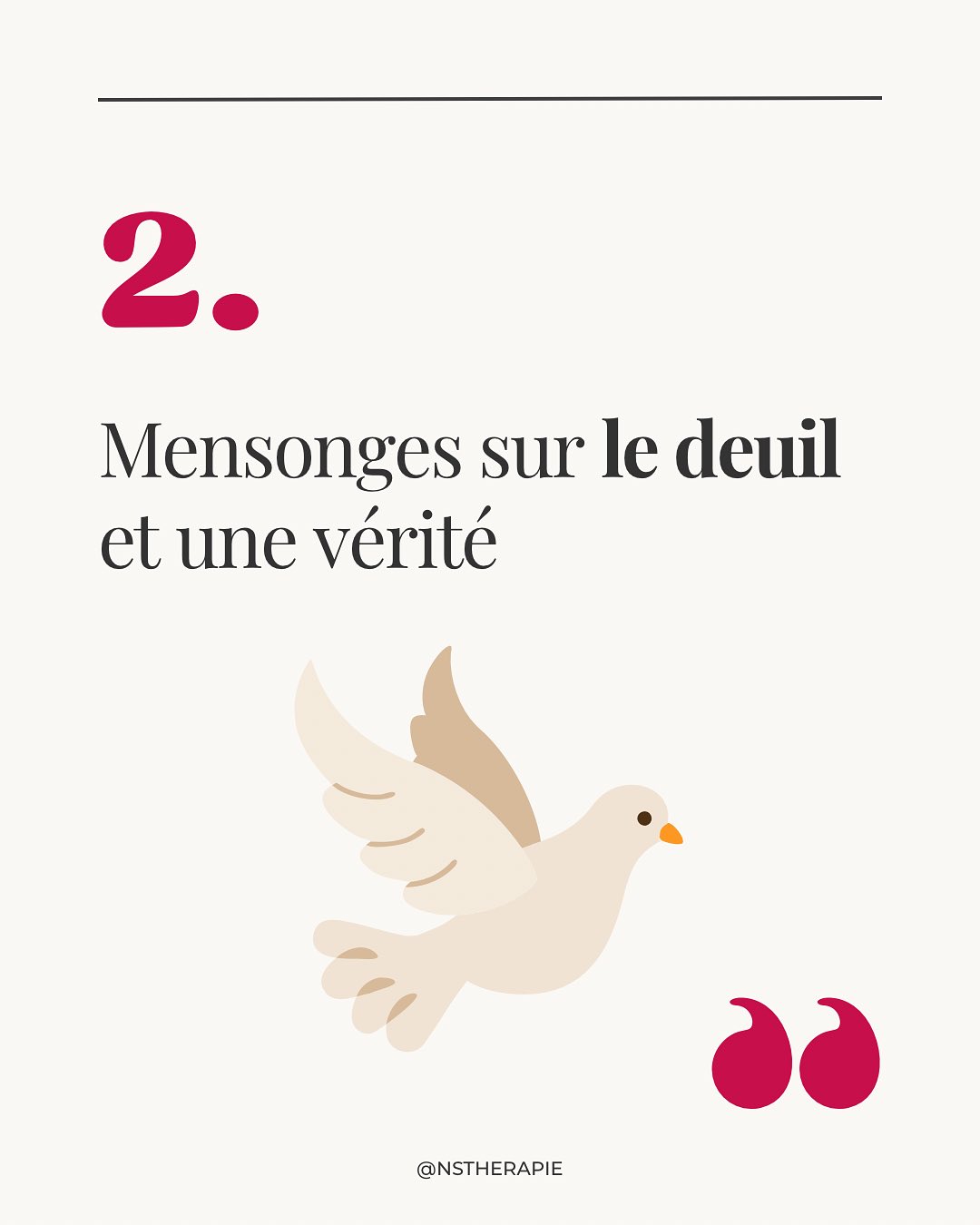 Le deuil est universel, mais il n’est jamais linéaire.
On croit souvent que le temps guérit tout, ou que rester fort suffit. Pourtant, certaines pertes restent ancrées, persistent dans nos pensées, nos émotions, notre quotidien.
Le DSM‑5 nous aide à nommer ce qui arrive quand la douleur dure plus d’un an chez l’adulte : le deuil prolongé ou complexe. Ce n’est pas une faiblesse. C’est un signal que la psyché a besoin d’être accompagnée.
Reconnaître cette souffrance, pleurer, parler, demander de l’aide… ce sont autant de pas vers la guérison. La mémoire de nos êtres chers reste vivante, mais notre vie peut continuer, doucement, avec eux dans nos cœurs.
💭 Si vous traversez un deuil prolongé, sachez que vous n’êtes pas seul·e. La souffrance peut être entendue, accueillie et accompagnée. 🌿