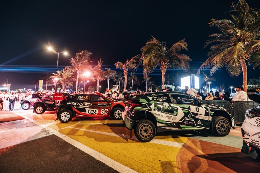 Before the rally storm… 😎
@yazeedalrajhi behind the wheel of the Toyota GR Yaris Rally2 - zero car for @rallysaudi 🇸🇦
And a familiar name right next to us! Hi there, @martins_sesks 👋
#SRT #SportsRacingTechnologies #SuspensionLaboratory #yazeedalrajhi #WRC #RallySaudiArabia