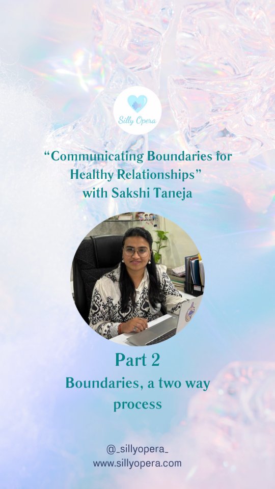 Boundaries are not about shutting people out but about creating the right space for balance, clarity, and peace.
In our recent live session, 'How to communicate boundaries', Psychologist, Sakshi Taneja (@beyond_therapy_bysakshi) spoke to our cofounder, Medha Sharma (@space.medoll) about effectively setting boundaries.
Sakshi says that setting boundaries is a two-way process. Boundaries are not only for your protection, but they are also about understanding others' limits and your own need to have an opening, a permeability that you can breach. They should not restrict your growth and happiness and should help you preserve your peace without losing your compassion.
✨
Follow our next posts to know and learn more from Sakshi. Also, share your experiences on communicating boundaries in the comments.
Follow @_sillyopera_
#mentalhealthawareness #community #BreakTheStigma #communication #listening boundaries mindfulness confidence clarity self-love self-expression self-discovery selfgrowth emmotionalwellness healing