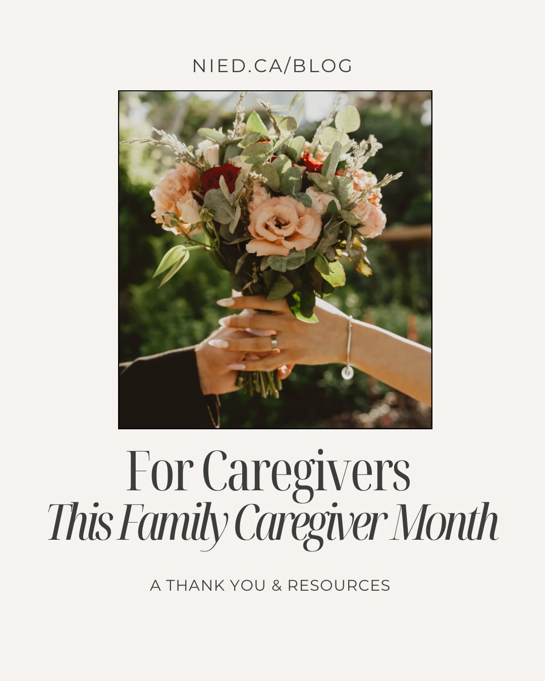 āOver the past several years, weāve seen an increase in awareness - and even acceptance - surrounding mental health. While stigma still exists, thereās so much more understanding of mental health challenges than there used to be. There is, however, one often silent force behind healing in the mental health space that rarely receives the attention it deserves: the caregiver.ā
Read the full blog by Laura Osorio at NIED.ca/blog š«¶