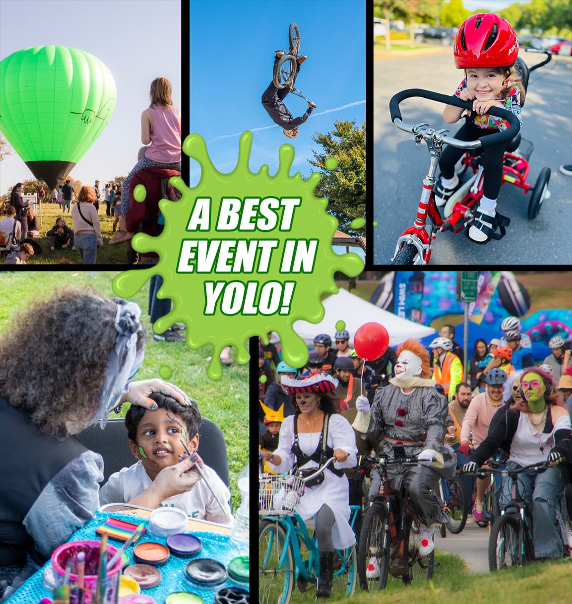 🧟♂️🚲 VOTE Zombie Bike Parade Festival – Best Event in Yolo County!
✅ FREE multi-day festival
✅ $50,000 raised for adaptive trikes for kids with disabilities
✅ Zombie Ball • Skydiving Finale • Hot Air Balloon Rides
Non-profits supporting non-profits — and changing lives for 7 years 💚
🙏 If you feel inspired, you may also vote Aaron Wedra (Event Chair) for Most Effective Volunteer.
Vote now: https://davisenterprise.secondstreetapp.com/Readers-Choice-Yolo-County-2026/