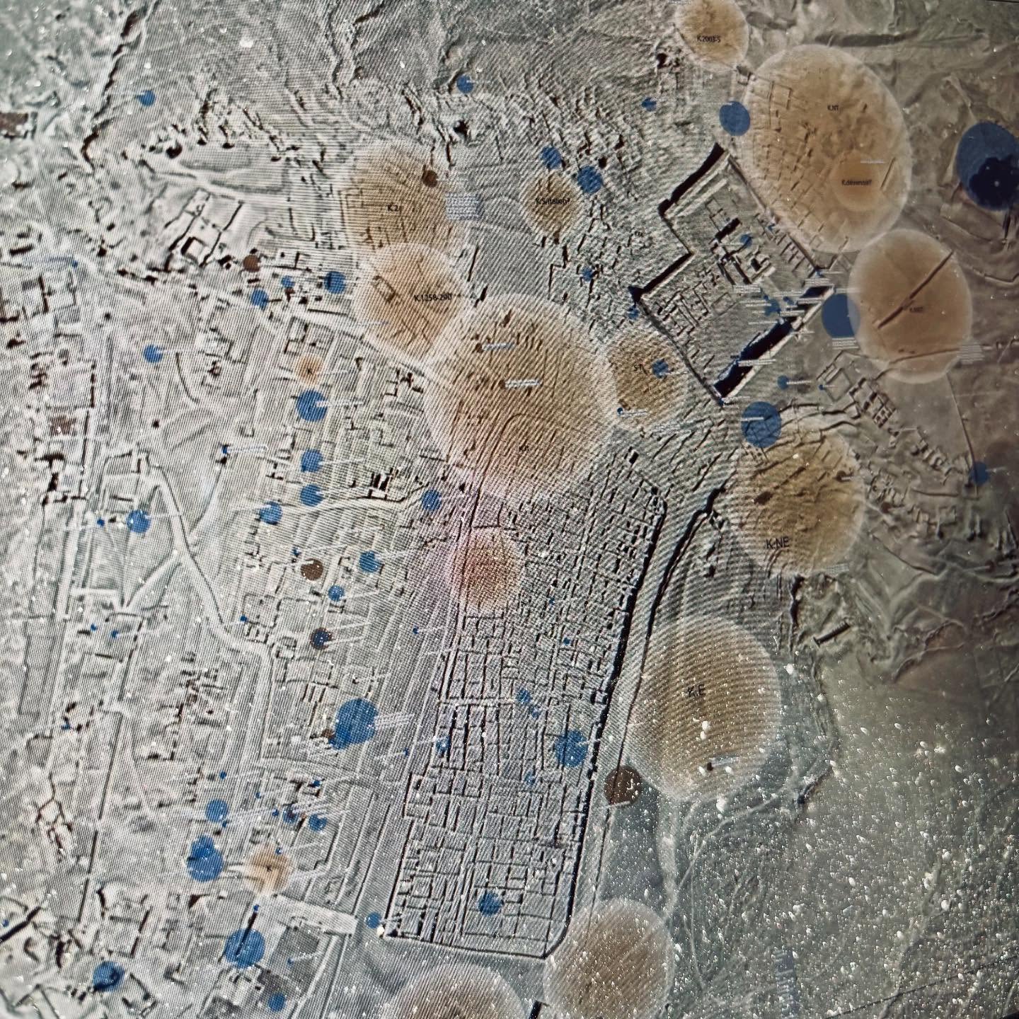 How cool is the first GIS visualisation for Deir el-Medina private statues??