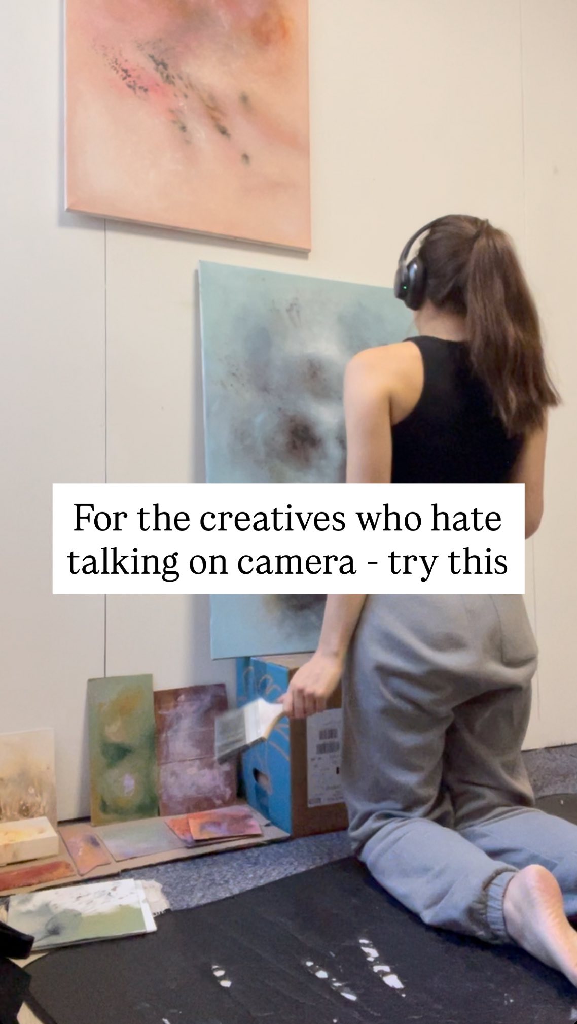 You don’t need to speak on camera to share authentically. You can show up in a way that feels natural, without performing.
Here it is 👇🏼
• When you’re in a creative flow that feels good to share, set your phone up, press record (20 seconds is enough) and keep creating.
• Then write. Anything that’s true for you in that moment.
• Now overlay your words on the video and click post.
Visibility doesn’t have to be loud or perfectly polished.
Simplify your marketing, so you can keep creating.
•
We’ll be creating you a 30-day visibility plan in The Confident Creative Programme.
Launching early 2026, with only 12 spots.
The waitlist is now open 💫
.
.
.
#authenticvisibility #authenticmarketing #bereal #confidencetips #creativetips #creativelife #artistlife #artisttips #theconfidentcreative #creativecommunity