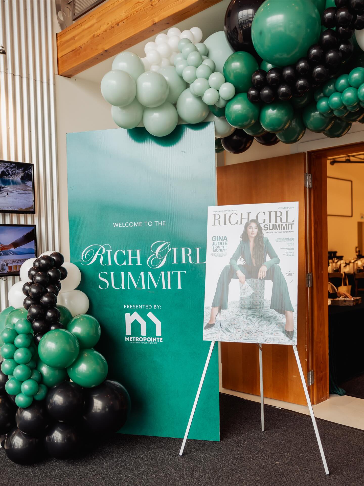 Rich Girl Summit by Gina Judge @iamginajudge
Turning moments into memories with our breathtaking balloon artistry — because a grand entrance sets the tone.
Balloons: @itspoppin.ca
Photography: @diamondsedgephotography
Brand Strategist: @itsamankhinda
Videographers: @_kartikrawal_ @bsaurav_ @dawnstudios__
Content Creator: @marketingmilestoness
Photo Booth: @pictureperfectbooths.yvr
Coffee Bar: @singhbeans
Bubble Tea: @pearlandcocart
Dessert: @justcakesbakeshop
Catering: @trainingdaycafe
Brand Activation: @luxaffairs
DJ: @djandyvancouver @djpk_music
#richgirlera #finacialeducation #balloonartistry #balloondesigner #grandentrance #eventinspo #vancouverevents #eventdesigner #eventdesign #itspoppin