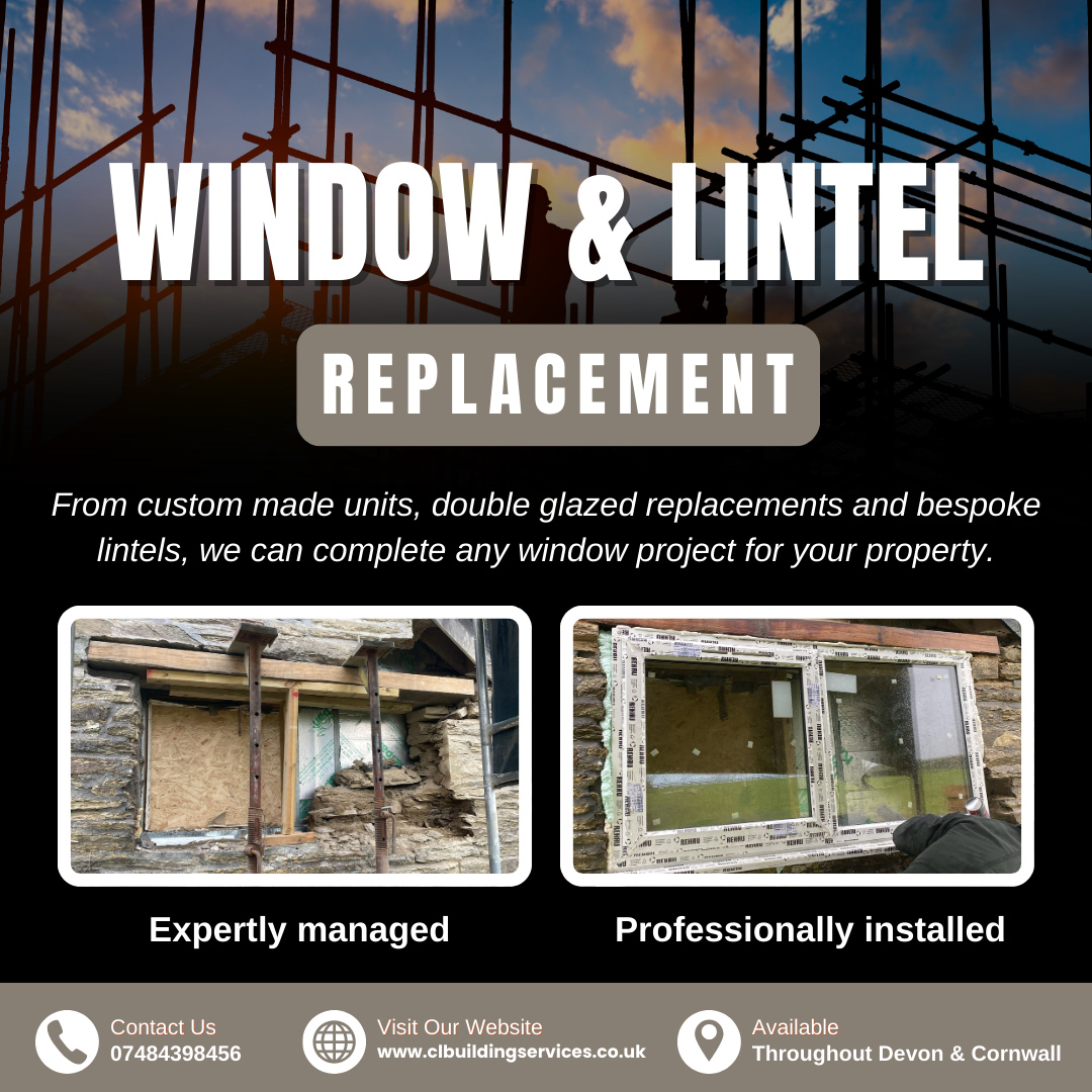 Professional window repairs, bespoke new creations and every other aspect of Window replacement can be undertaken by our professional and friendly staff. Contact us today for a quote.
#renovation #builder #construction #building #cornwall #kernow #uk #instagood #callington #smallbusiness #business #launceston #truro #newquay #bodmin #liskeard #saltash #penzance #falmouth #padstow #devon #southwest