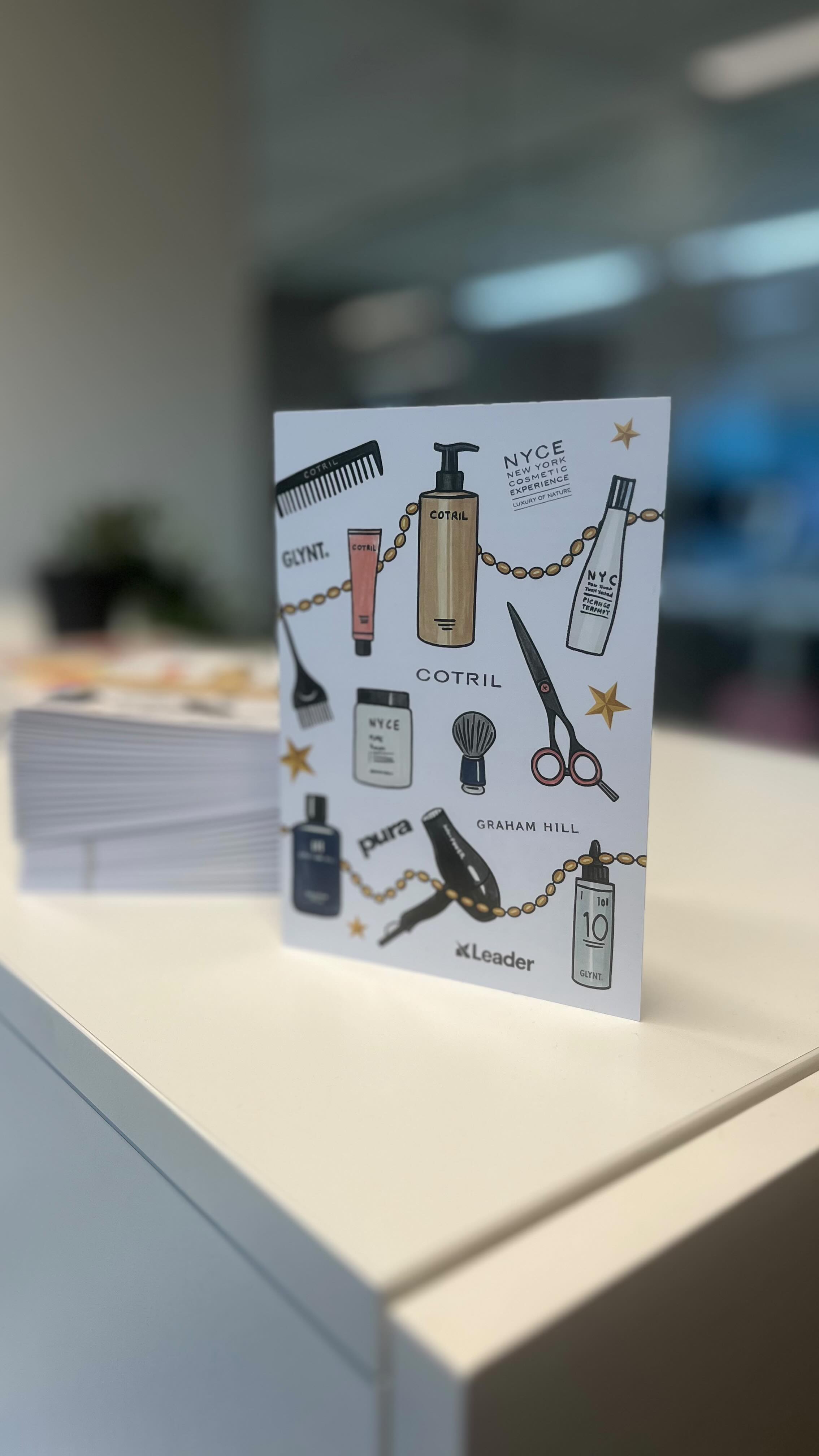 Kerstkaartjes voor @kammbeautyconcepts je kunt niet te vroeg 🎄 zijn 😃
#christmascomesearly #kerstkaart #drukwerk #kerstkaartontwerp #laatzienwiejebent #kappersproducten #stifttekening #aisupported